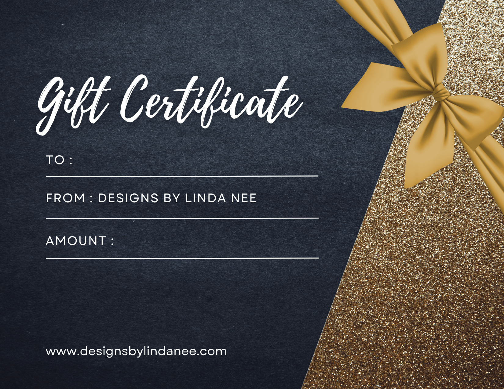 Gift Certificate - Designs by Linda Nee