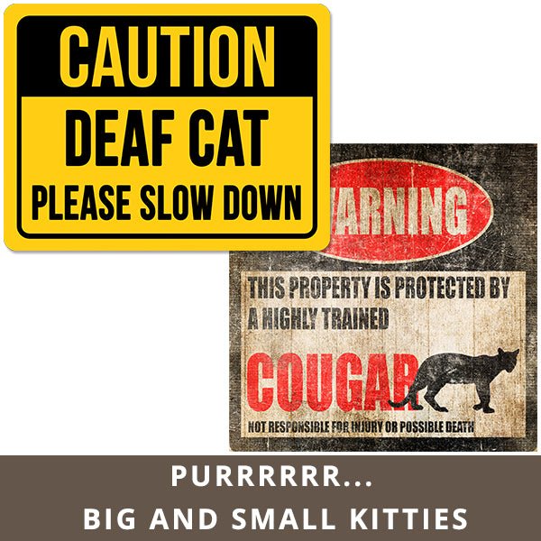 Purrrrrr... Big and small Kitties - Designs by Linda Nee