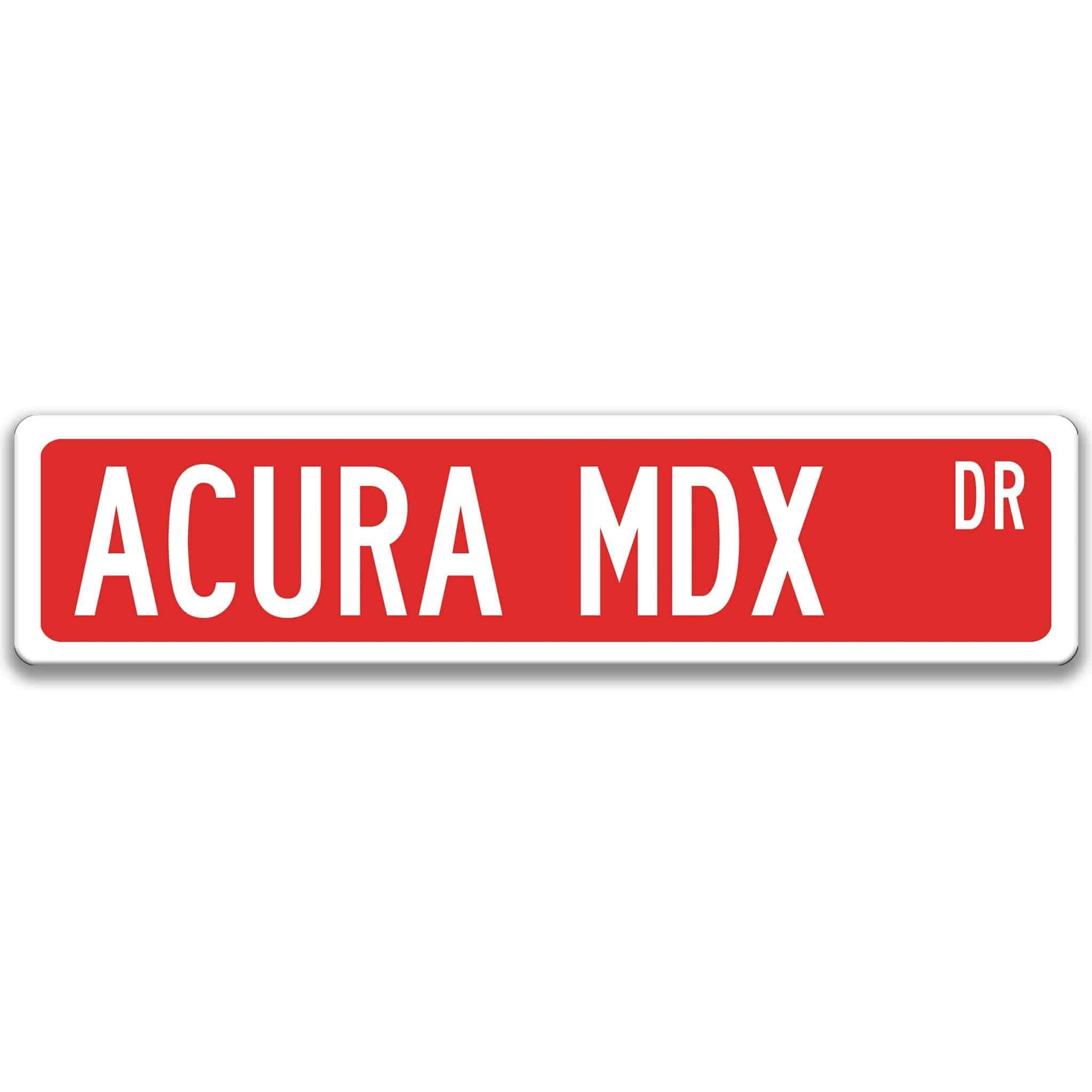 Acura MDX Metal Street Sign, Garage Sign, Auto Accessories