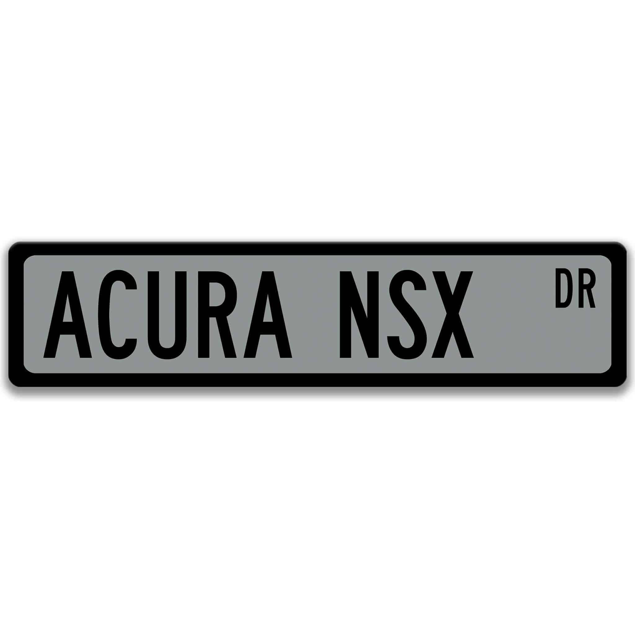 Acura NSX Metal Street Sign, Garage Sign, Auto Accessories