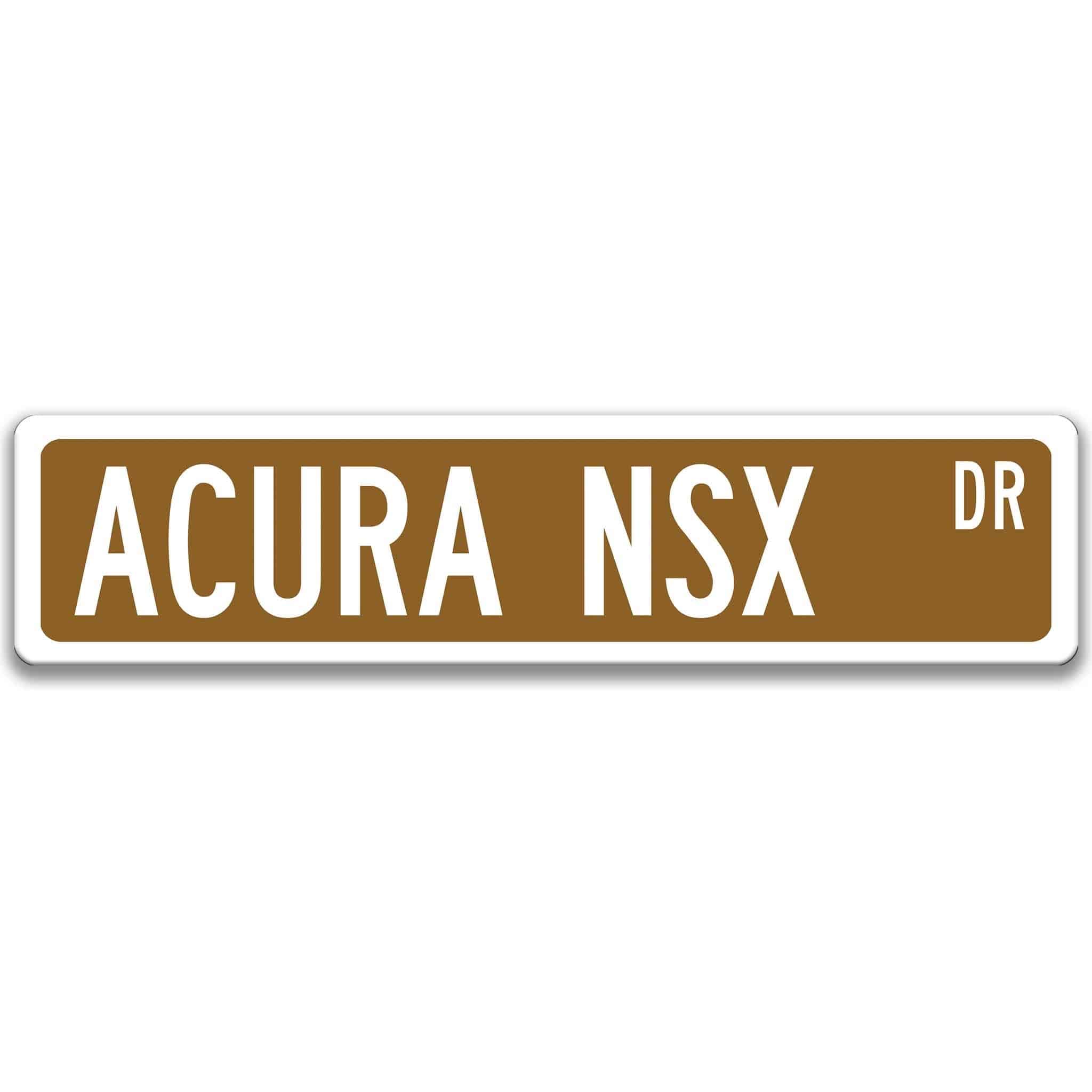 Acura NSX Metal Street Sign, Garage Sign, Auto Accessories