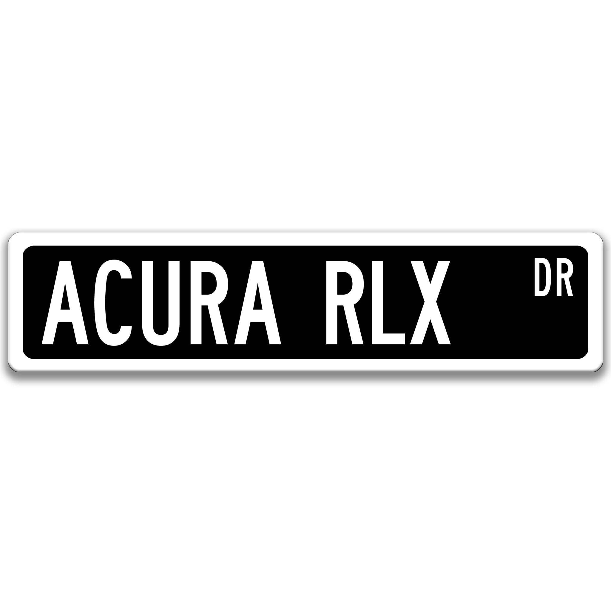 Acura RLX Metal Street Sign, Garage Sign, Auto Accessories