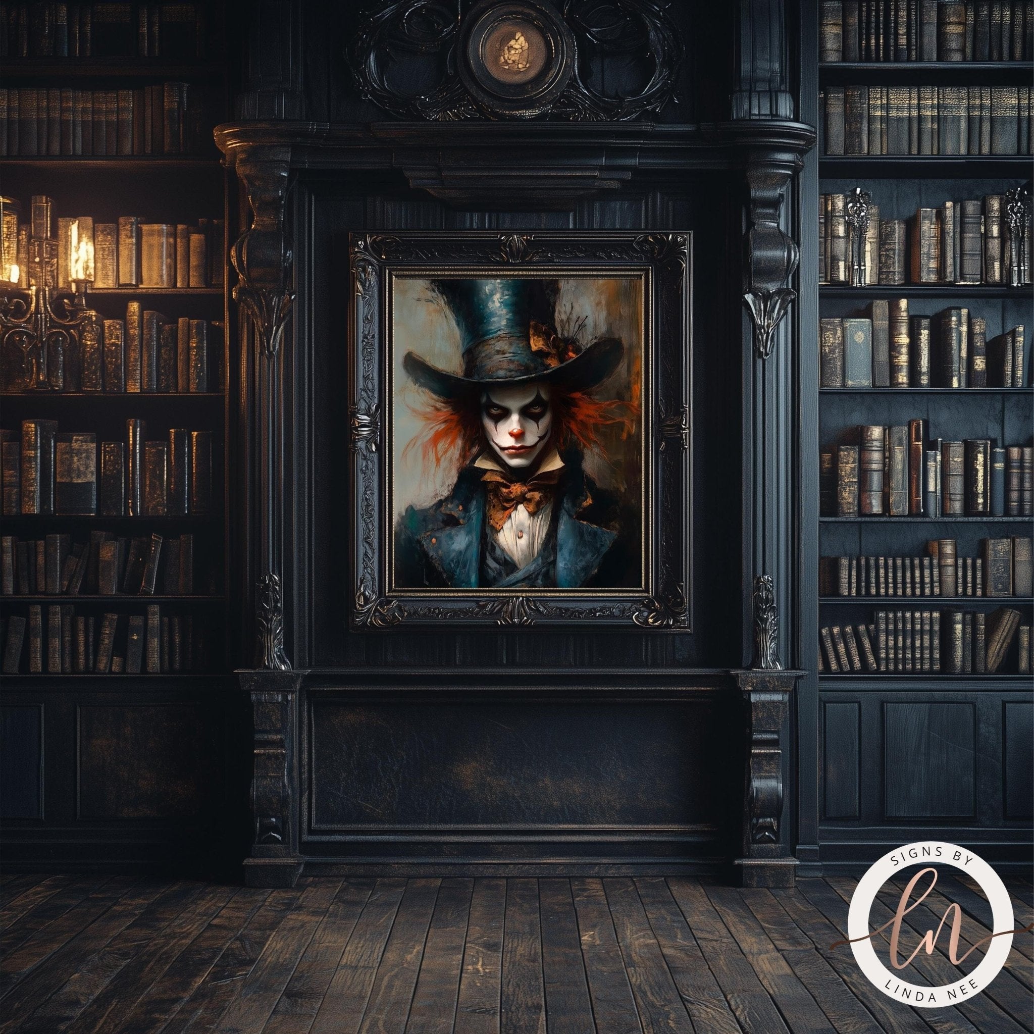 Alice in Wonderland the Mad Hatter Portrait Wall Art Print - Available on Metal or Fine Art Paper