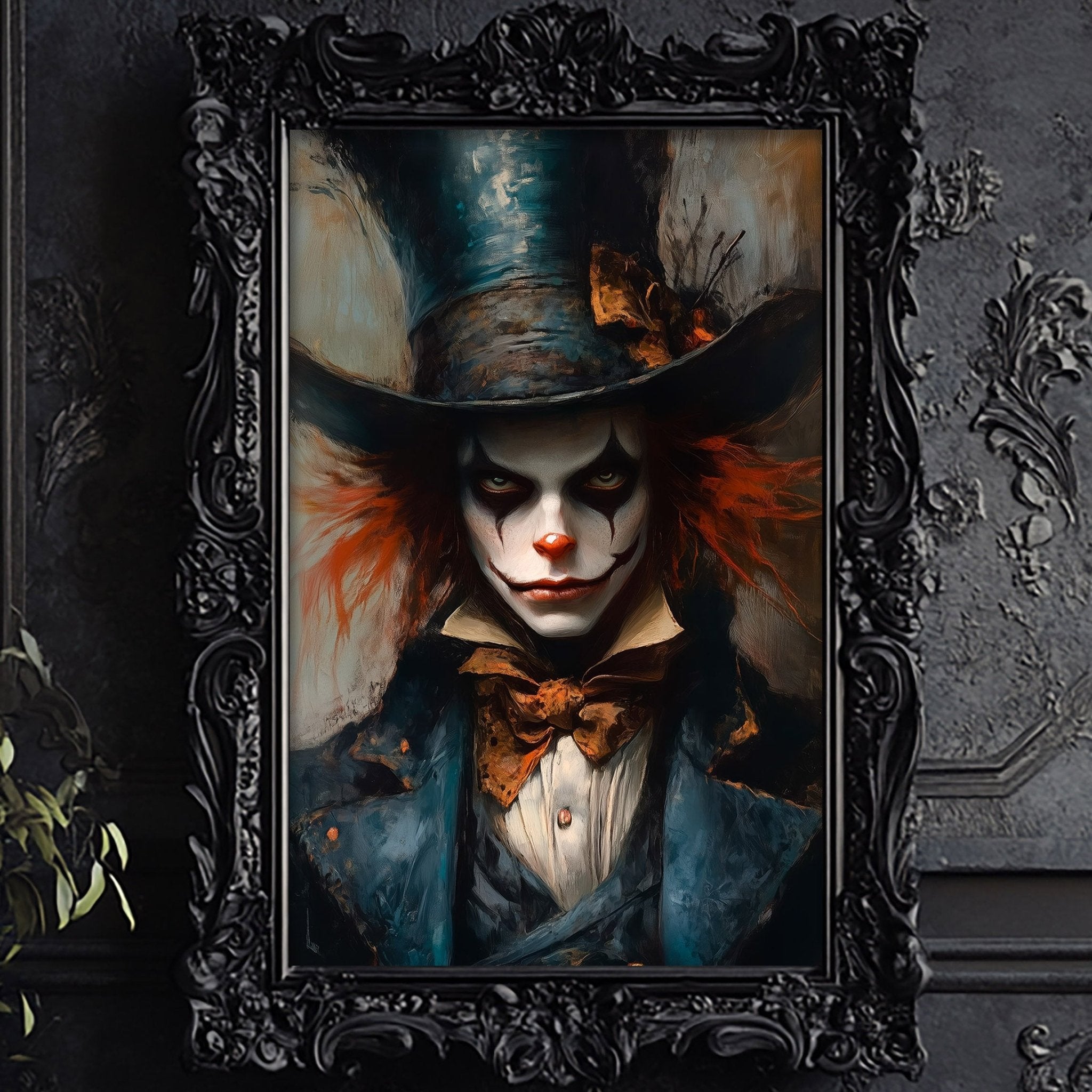 Alice in Wonderland the Mad Hatter Portrait Wall Art Print - Available on Metal or Fine Art Paper