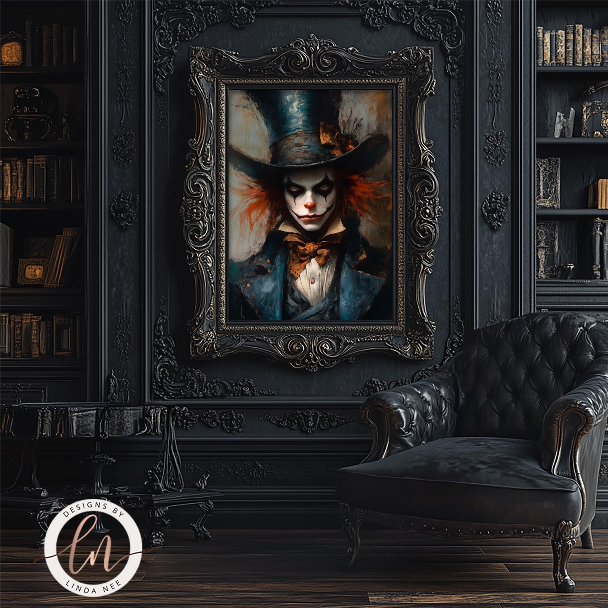 Alice in Wonderland the Mad Hatter Portrait Wall Art Print - Available on Metal or Fine Art Paper