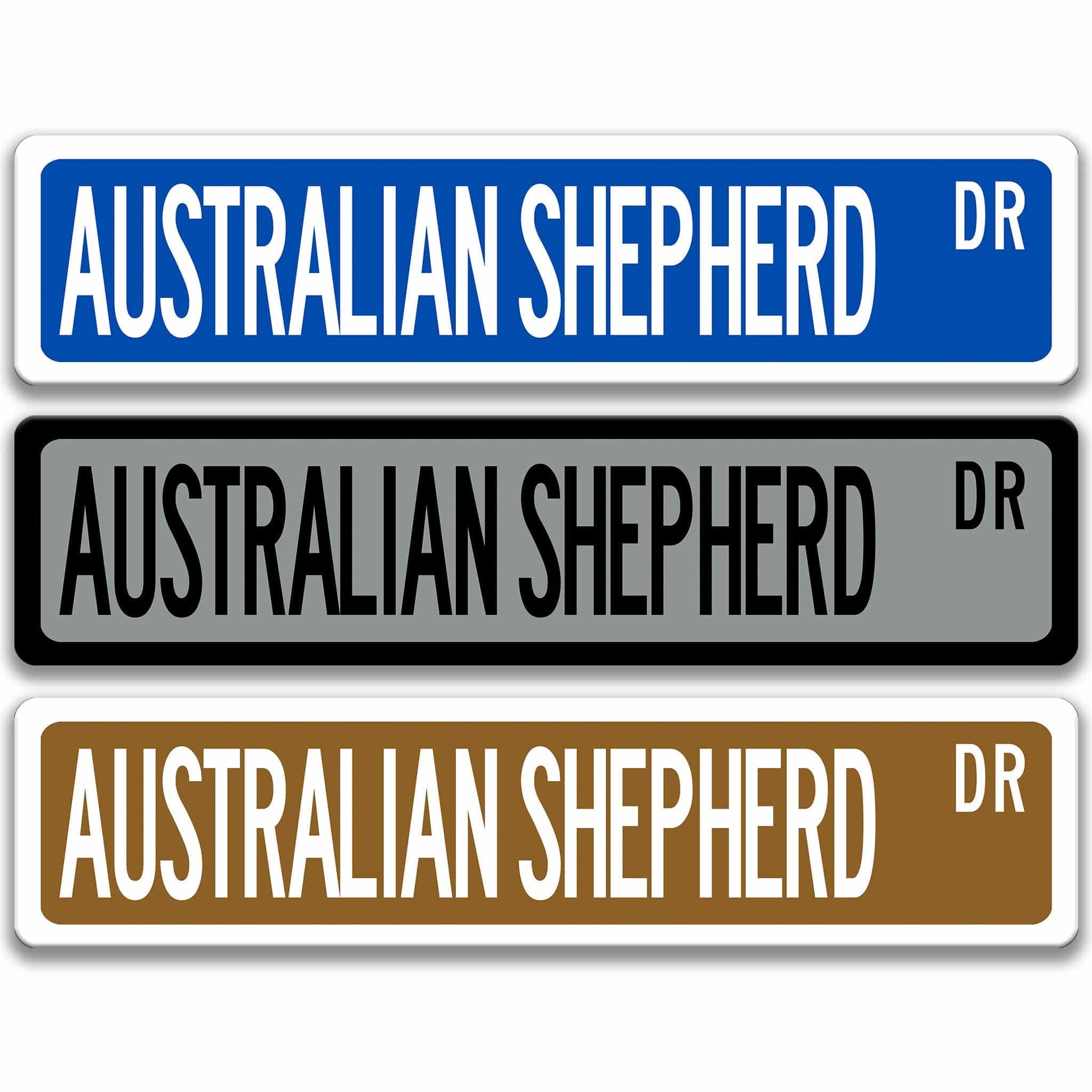 Australian Shepherd Dog Sign, Aussie Pet Decor