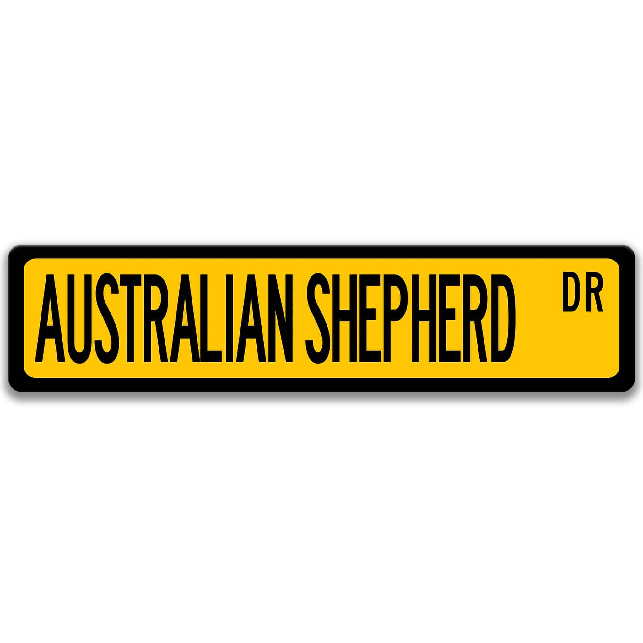 Australian Shepherd Dog Sign, Aussie Pet Decor