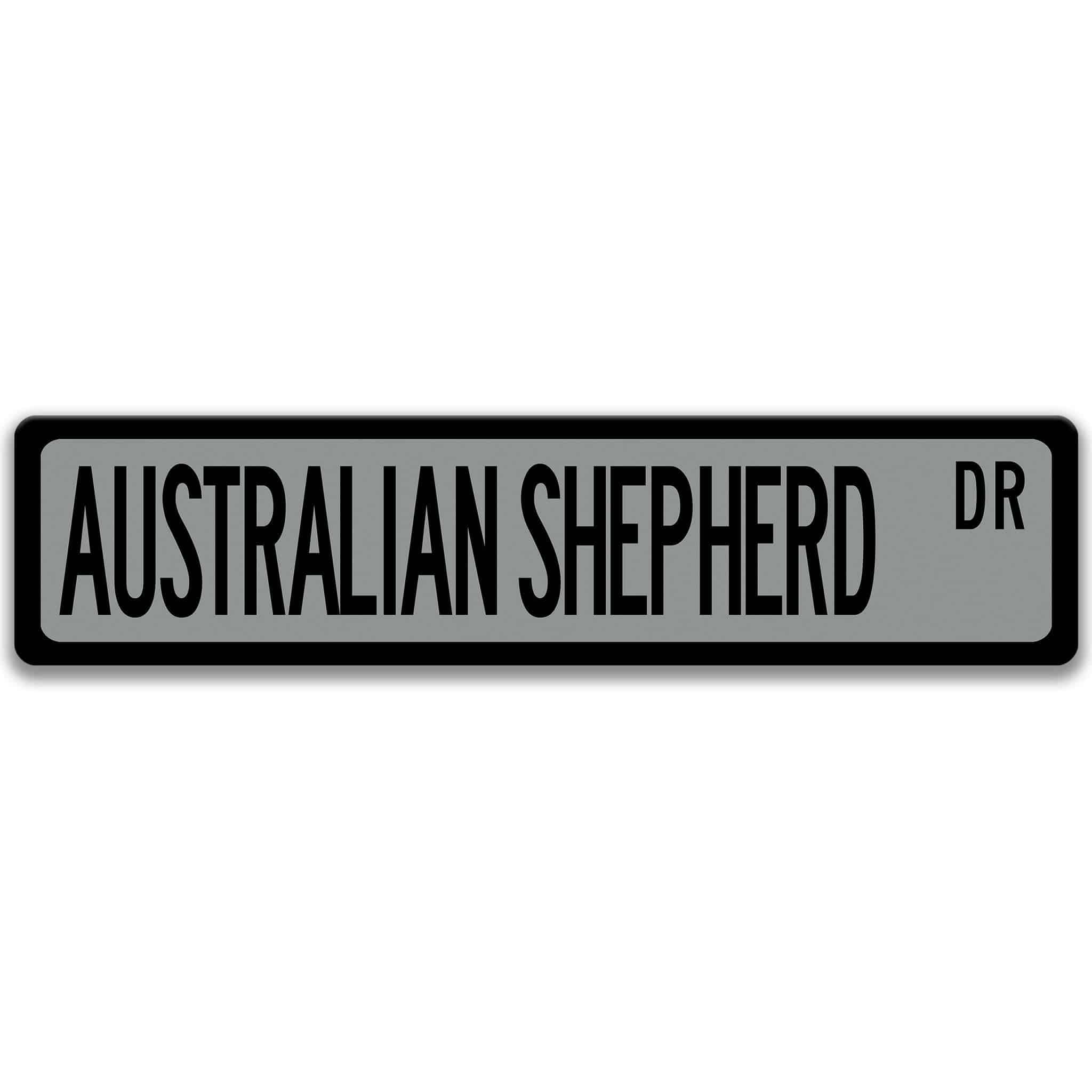 Australian Shepherd Dog Sign, Aussie Pet Decor