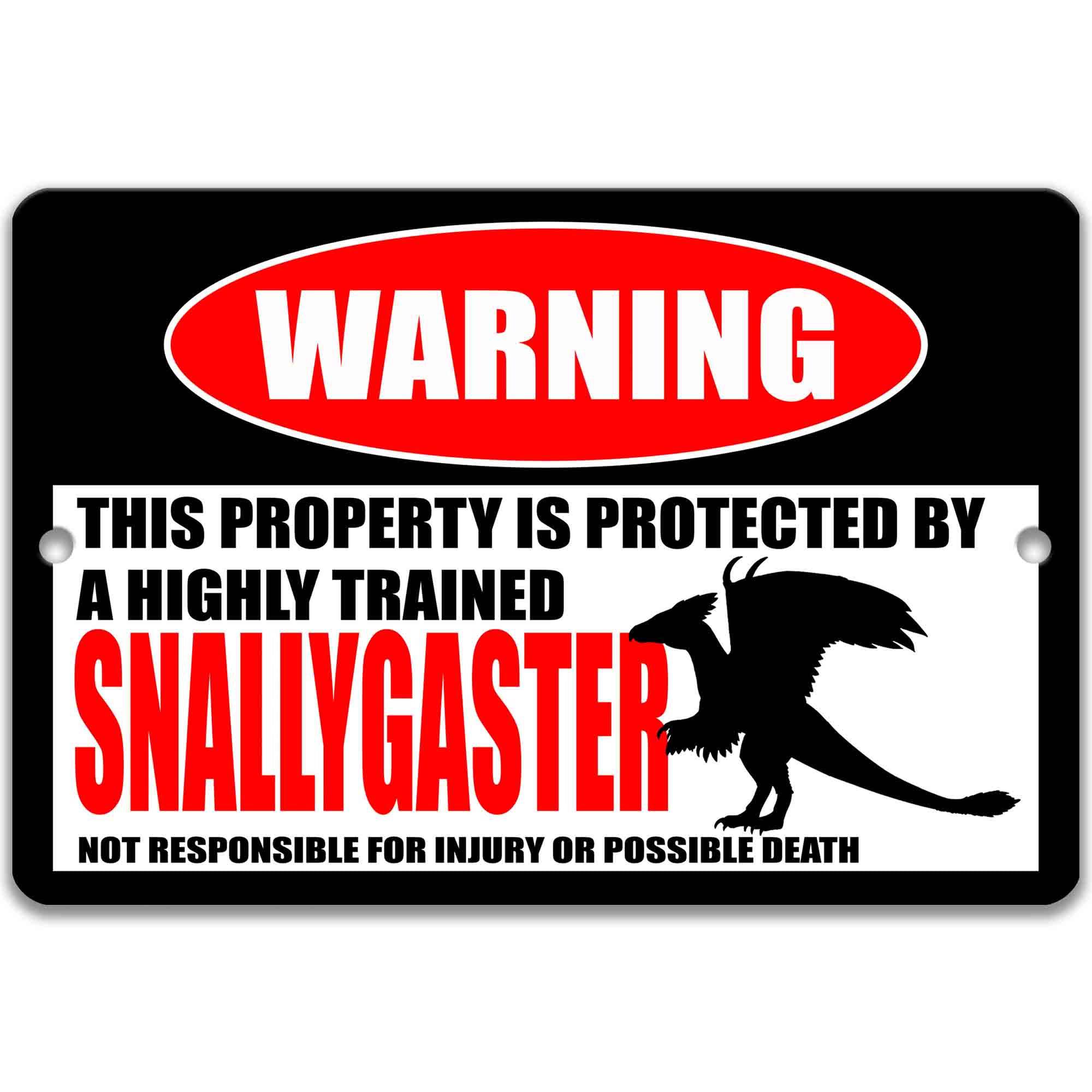 Beware of the Snallygaster Cryptid Wall Art from Hometown Legends of Maryland