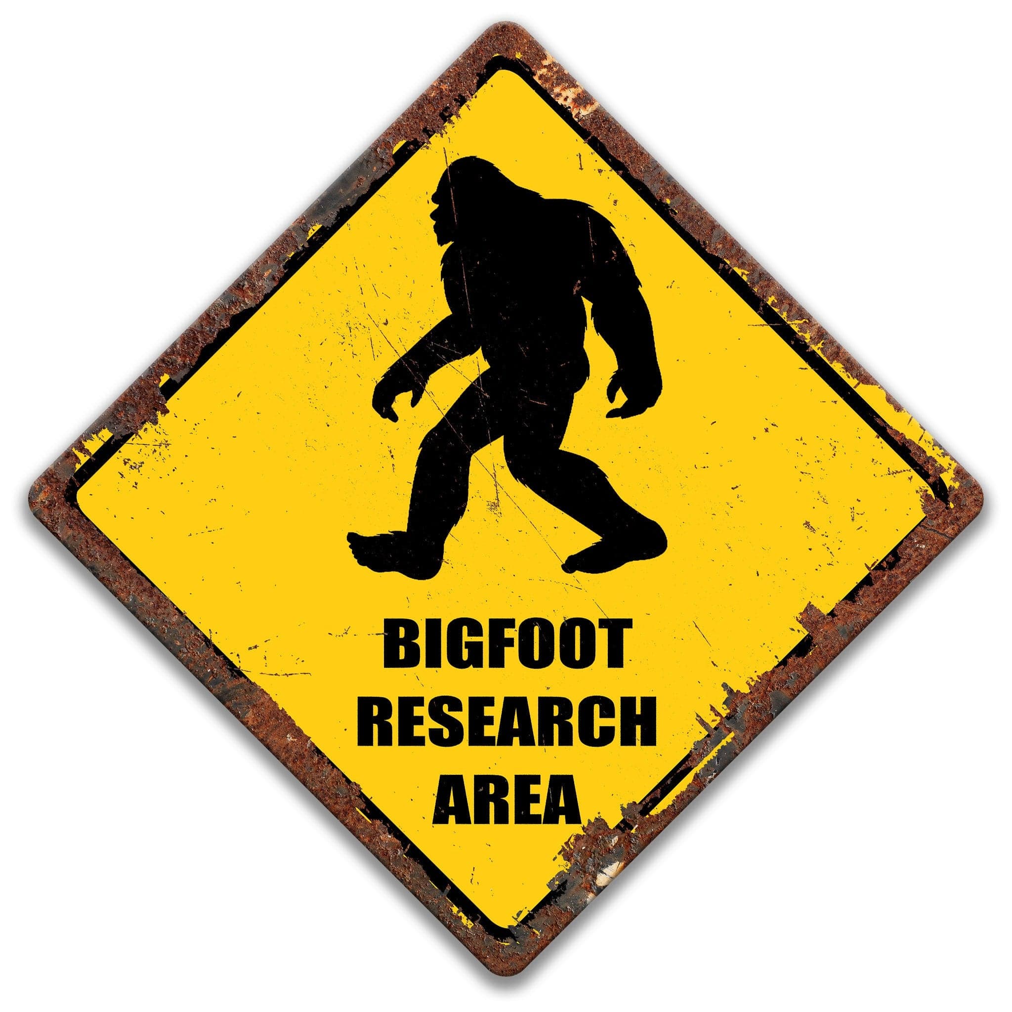 Bigfoot Research Area Sign