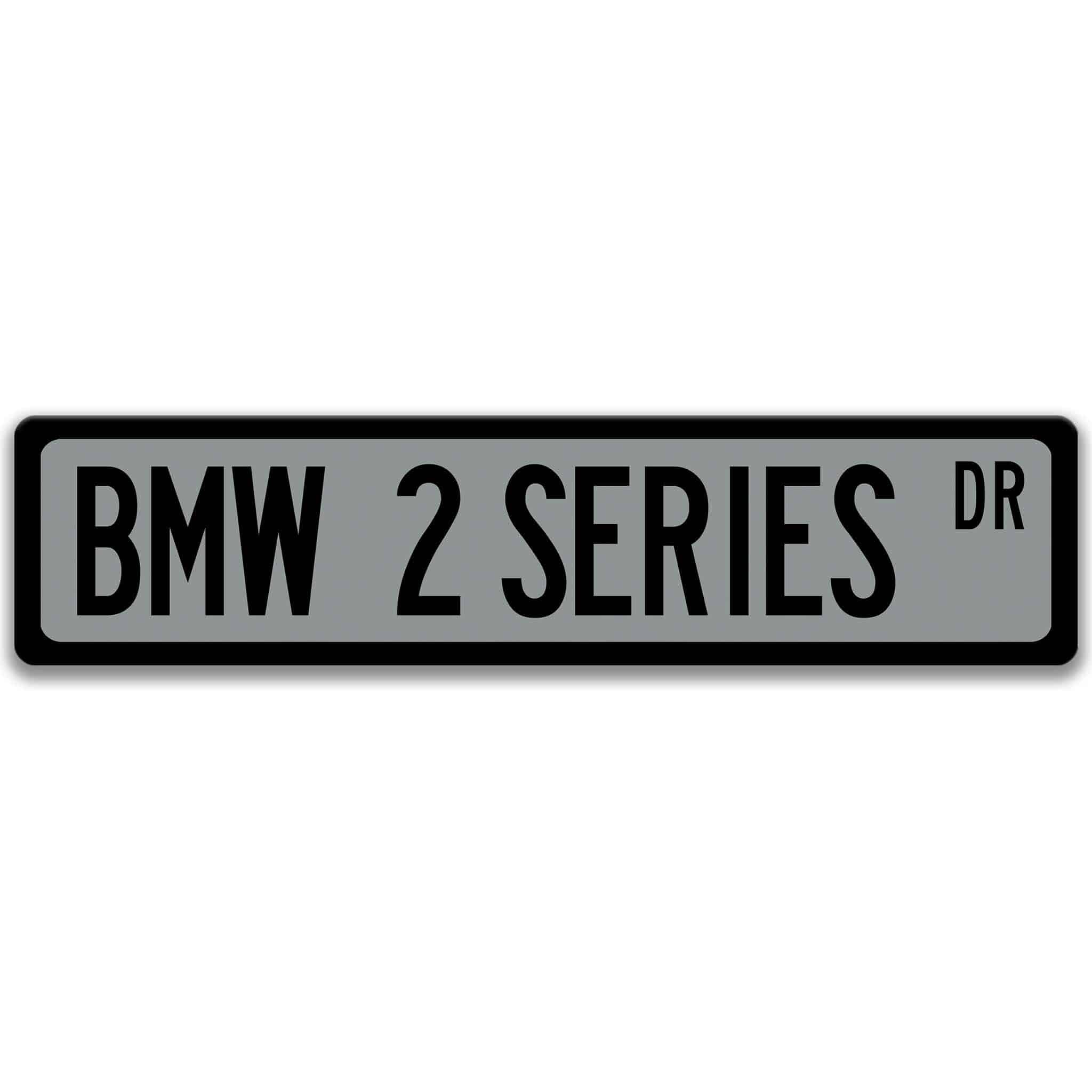 BMW 2 Series Metal Street Sign, Garage Sign, Auto Accessories