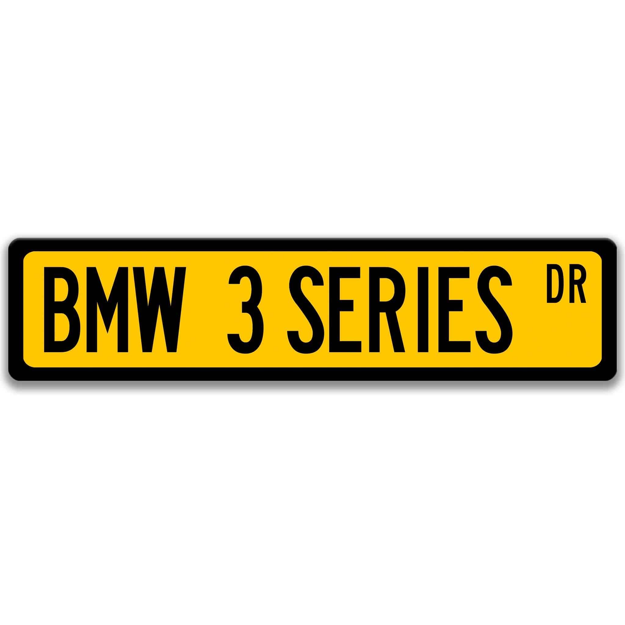 BMW 3 Series Metal Street Sign, Garage Sign, Auto Accessories