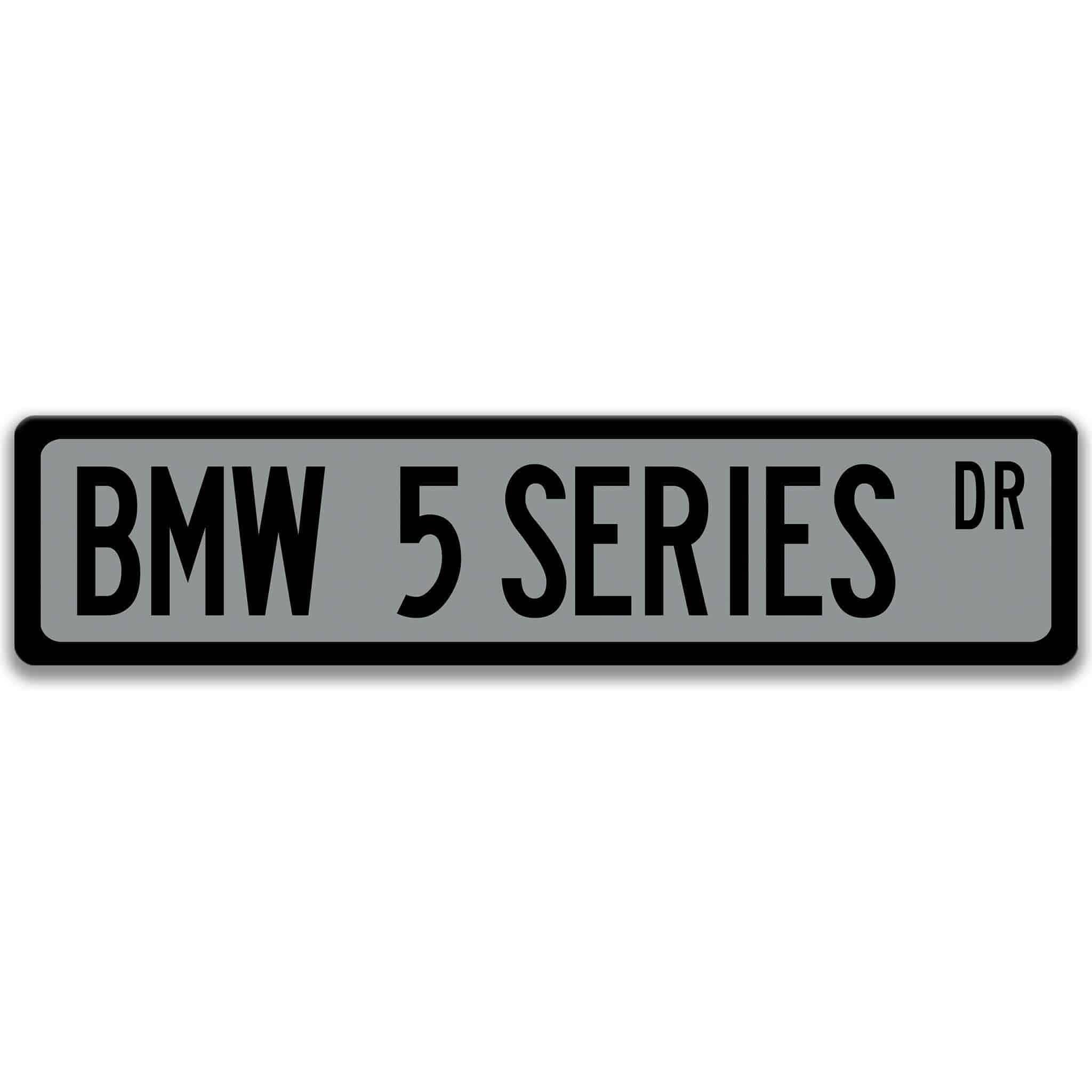 BMW 5 Series Metal Street Sign, Garage Sign, Auto Accessories