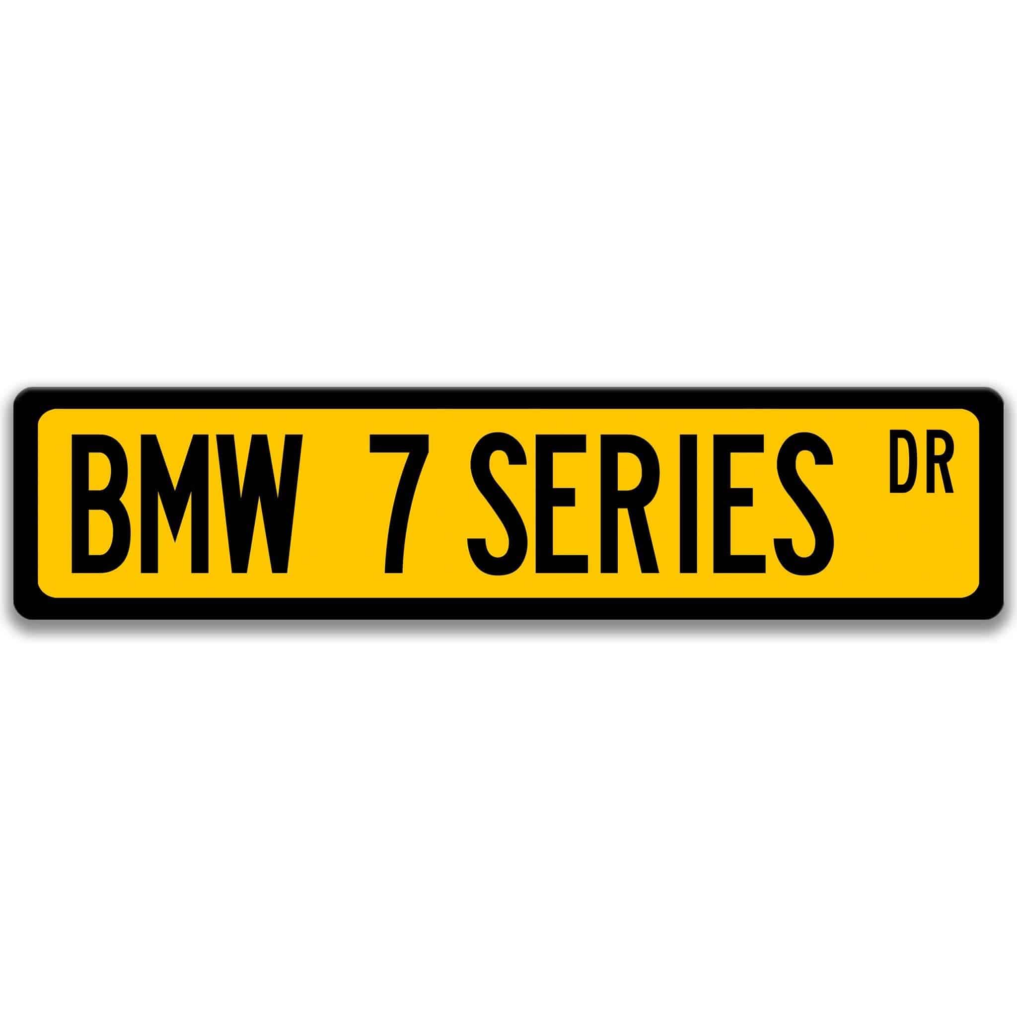 BMW 7 Series Metal Street Sign, Garage Sign, Auto Accessories