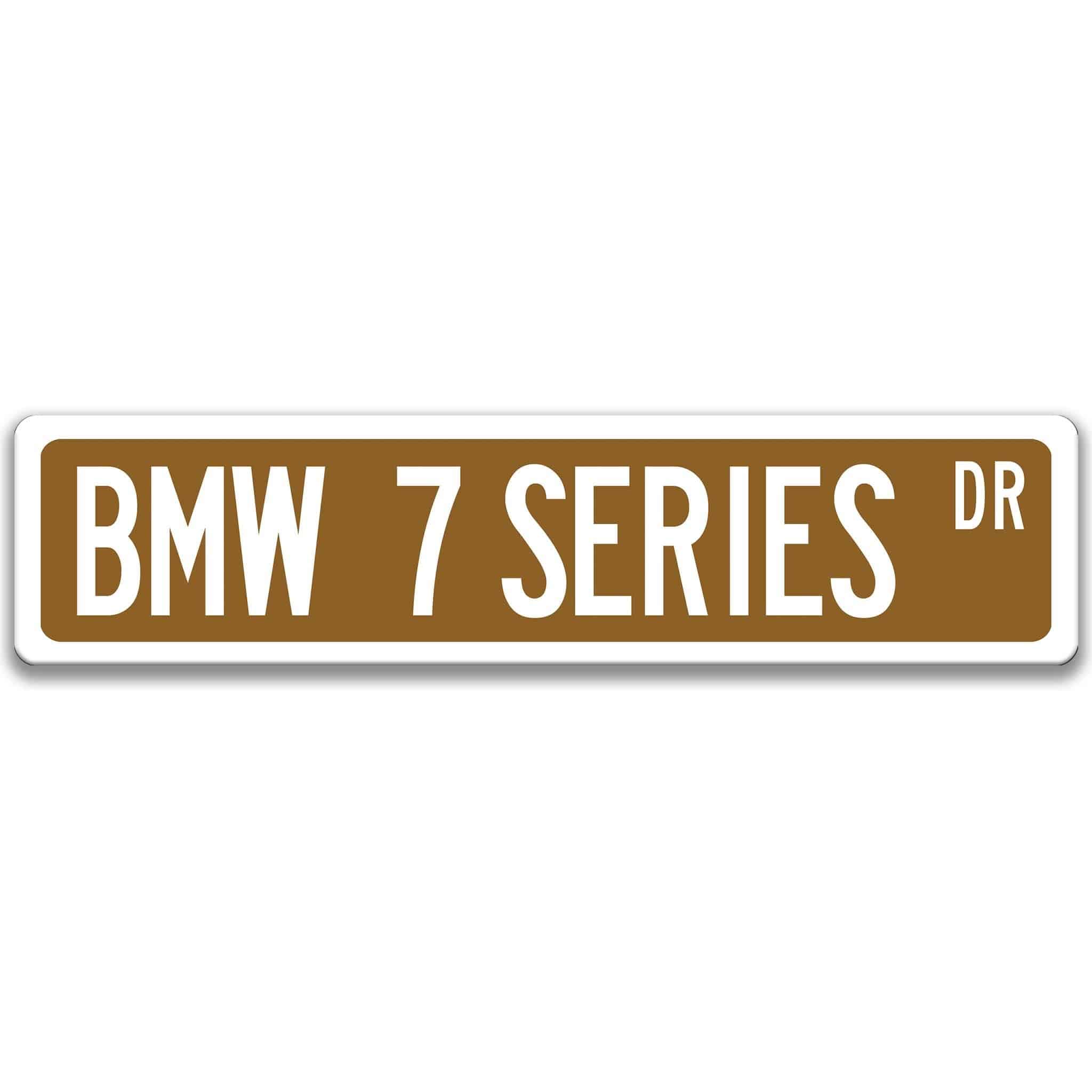 BMW 7 Series Metal Street Sign, Garage Sign, Auto Accessories