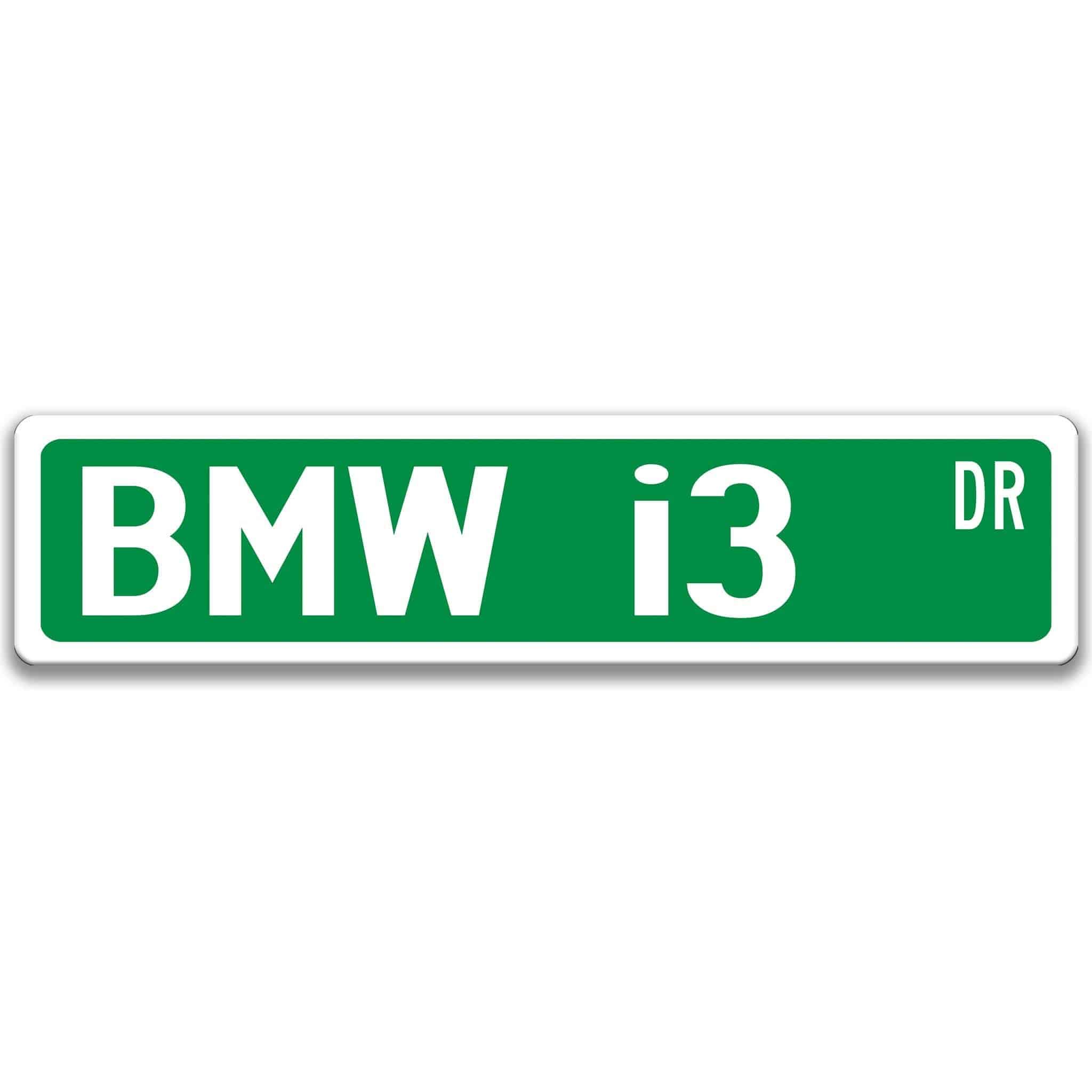 BMW i3 Metal Street Sign, Garage Sign, Auto Accessories