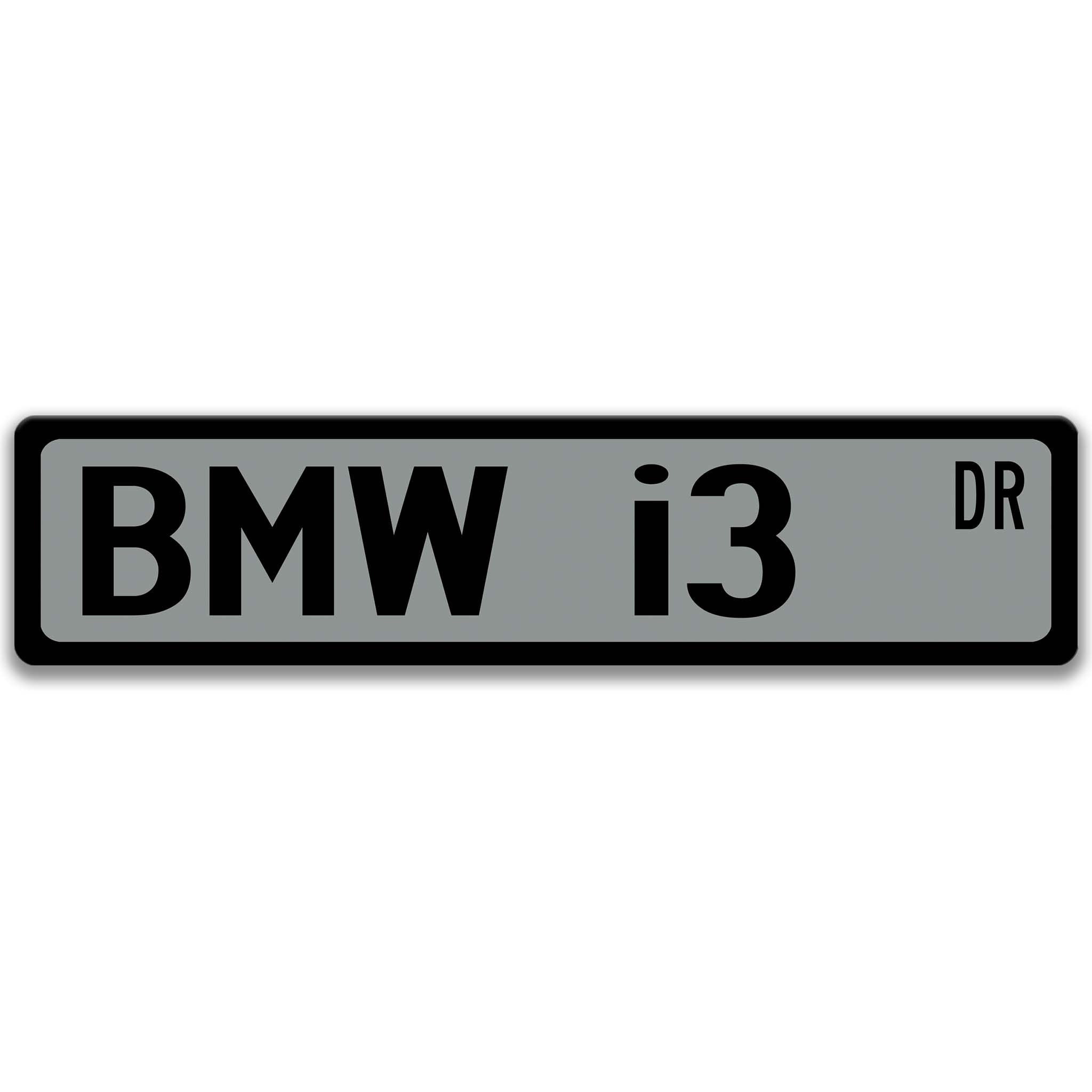 BMW i3 Metal Street Sign, Garage Sign, Auto Accessories