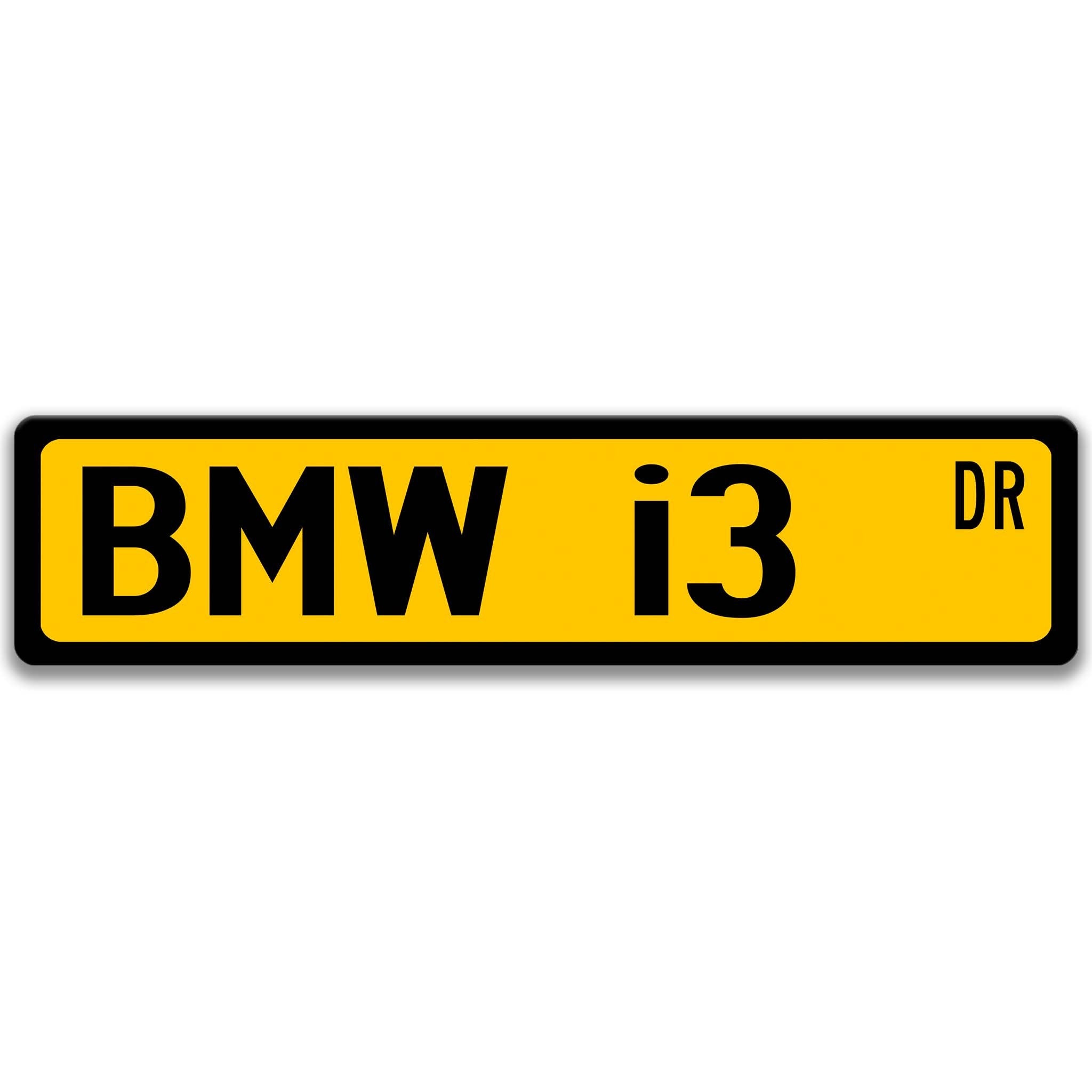 BMW i3 Metal Street Sign, Garage Sign, Auto Accessories