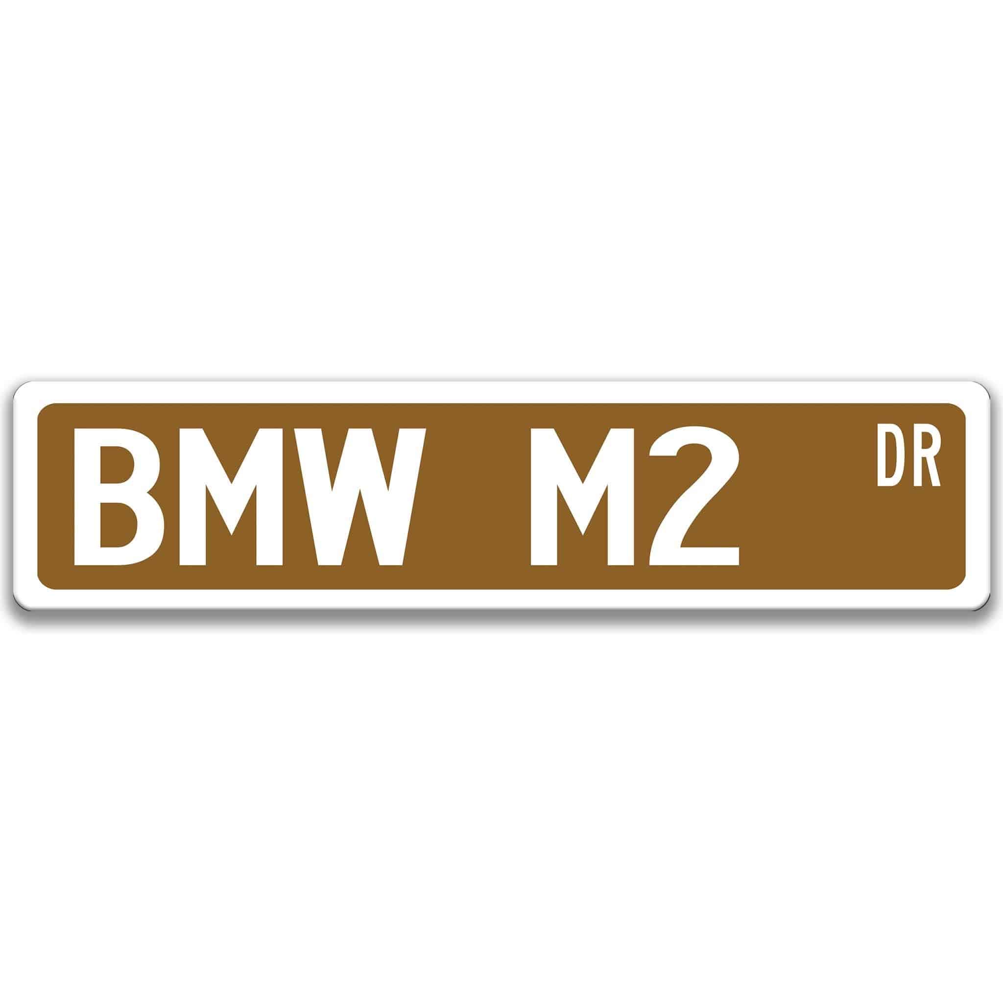 BMW M2 Metal Street Sign, Garage Sign, Auto Accessories