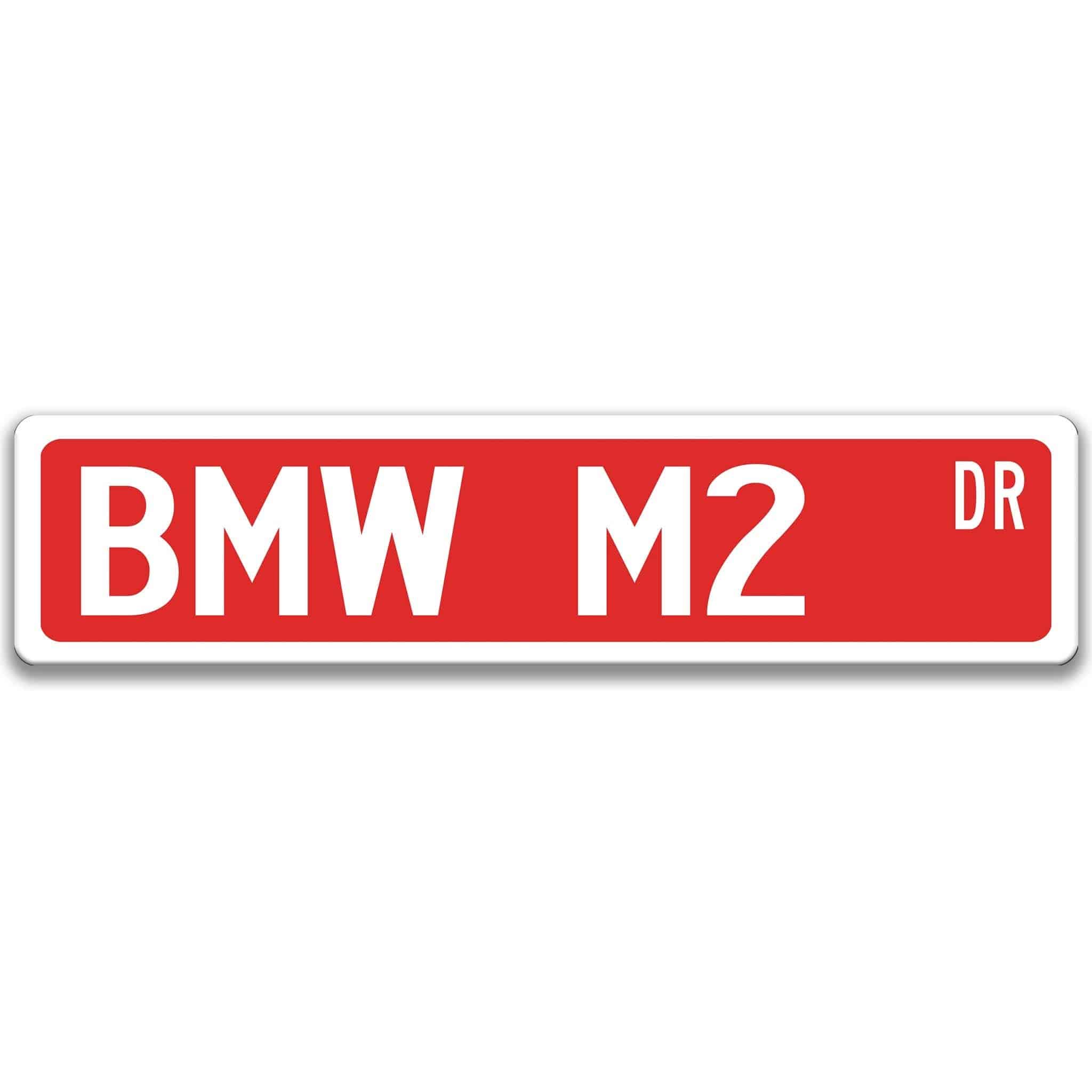 BMW M2 Metal Street Sign, Garage Sign, Auto Accessories