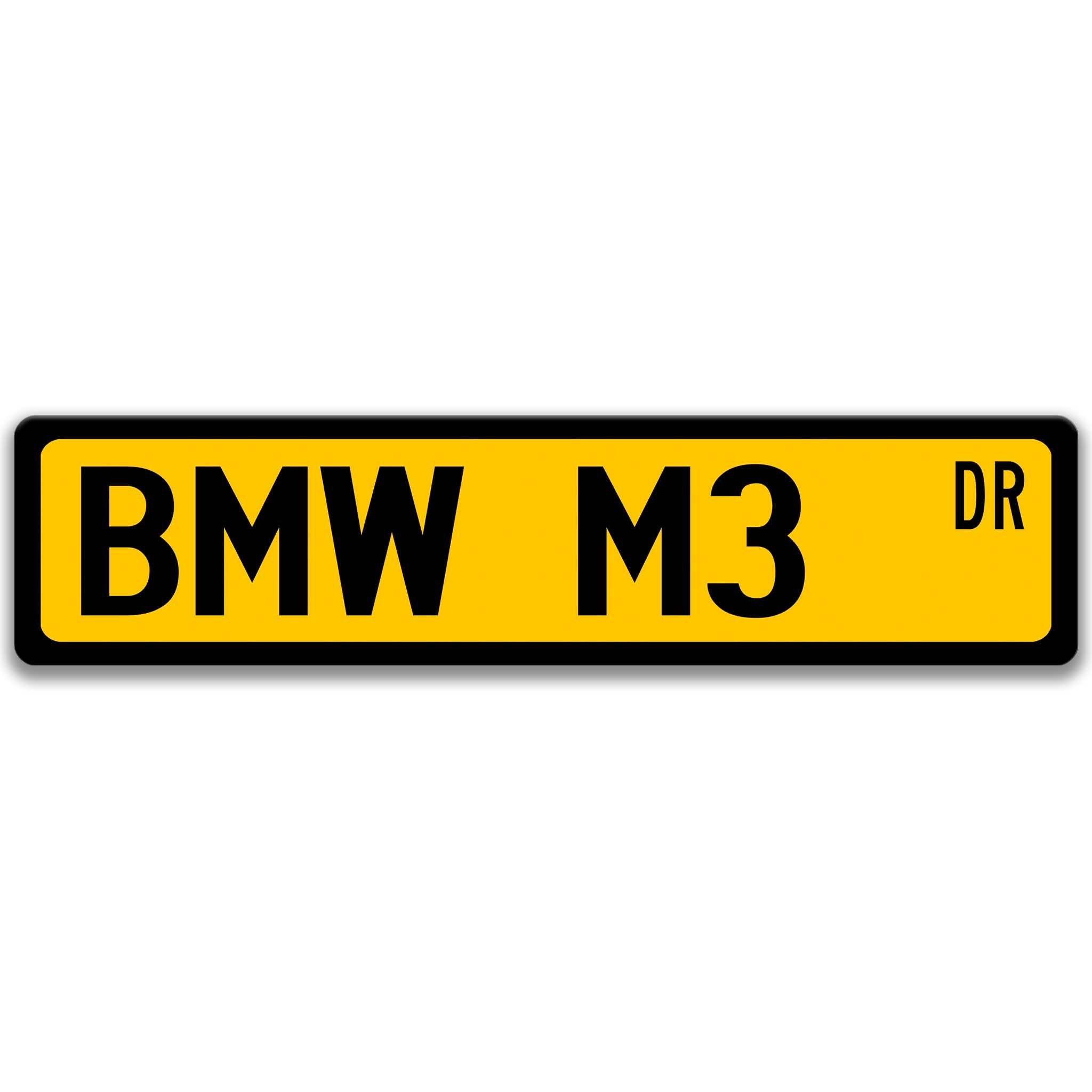 BMW M3 Metal Street Sign, Garage Sign, Auto Accessories