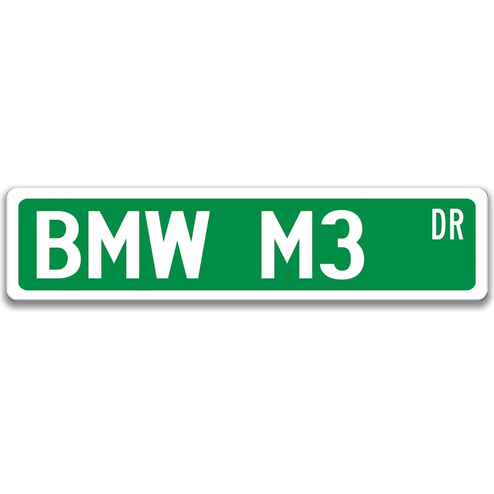 BMW M3 Metal Street Sign, Garage Sign, Auto Accessories