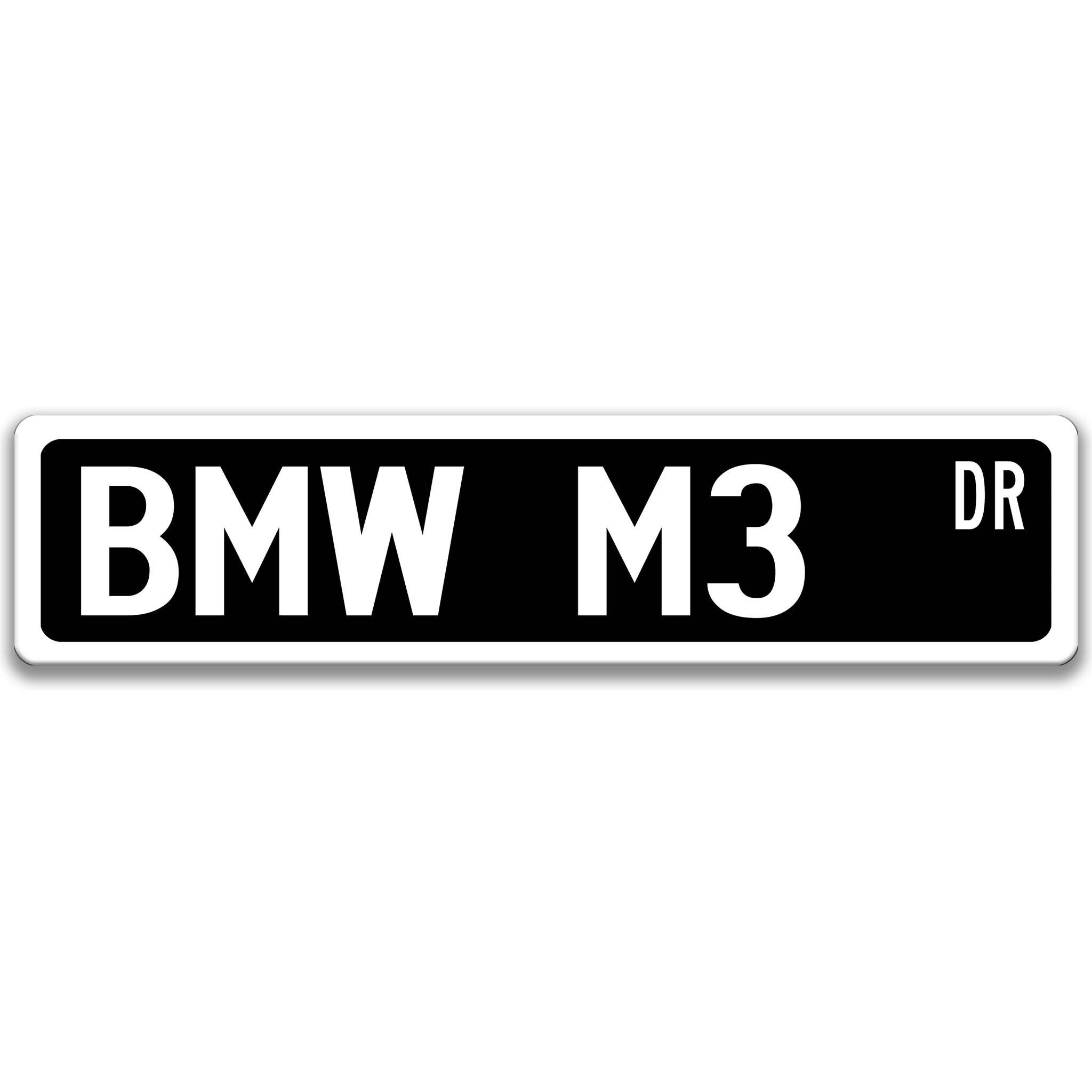 BMW M3 Metal Street Sign, Garage Sign, Auto Accessories