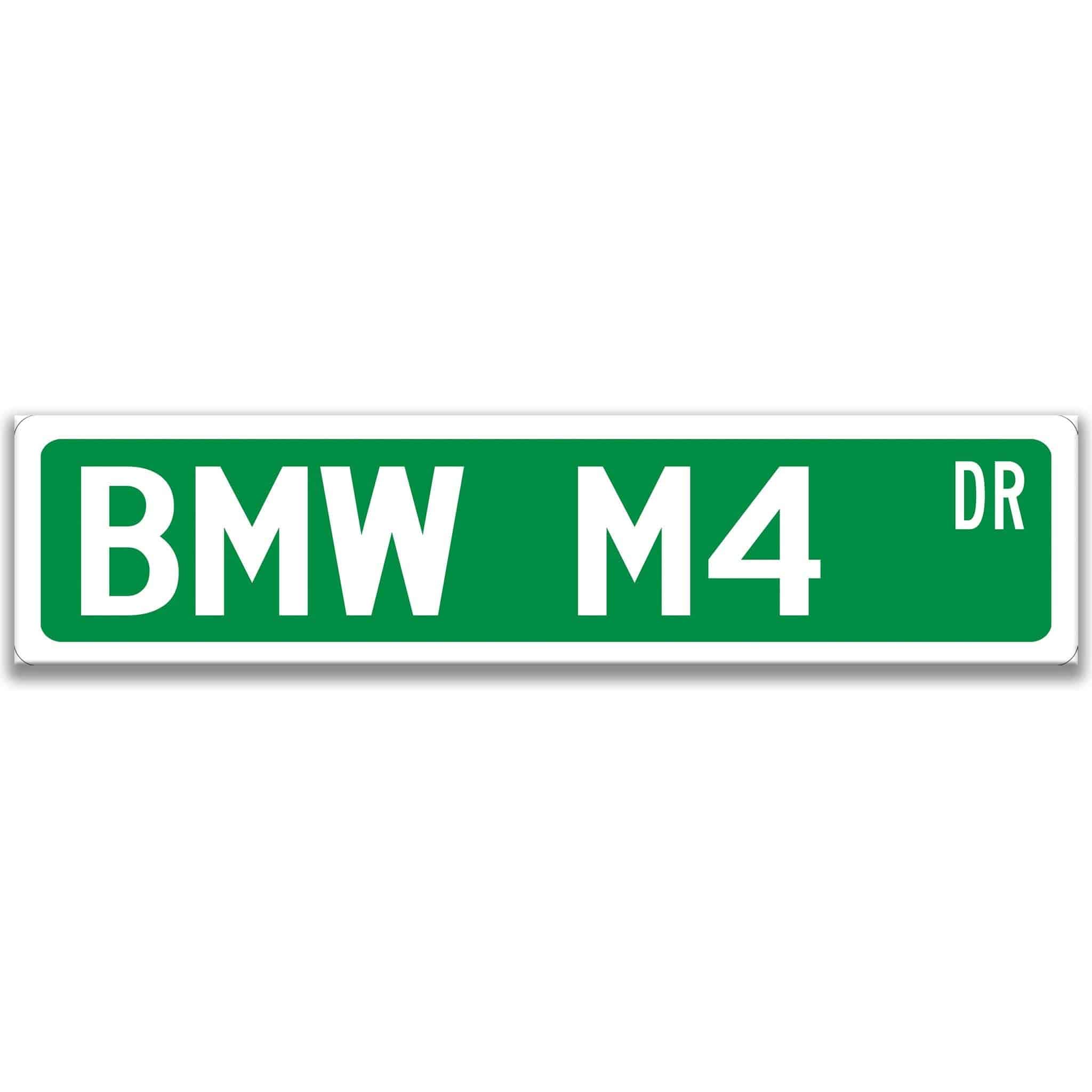 BMW M4 Metal Street Sign, Garage Sign, Auto Accessories