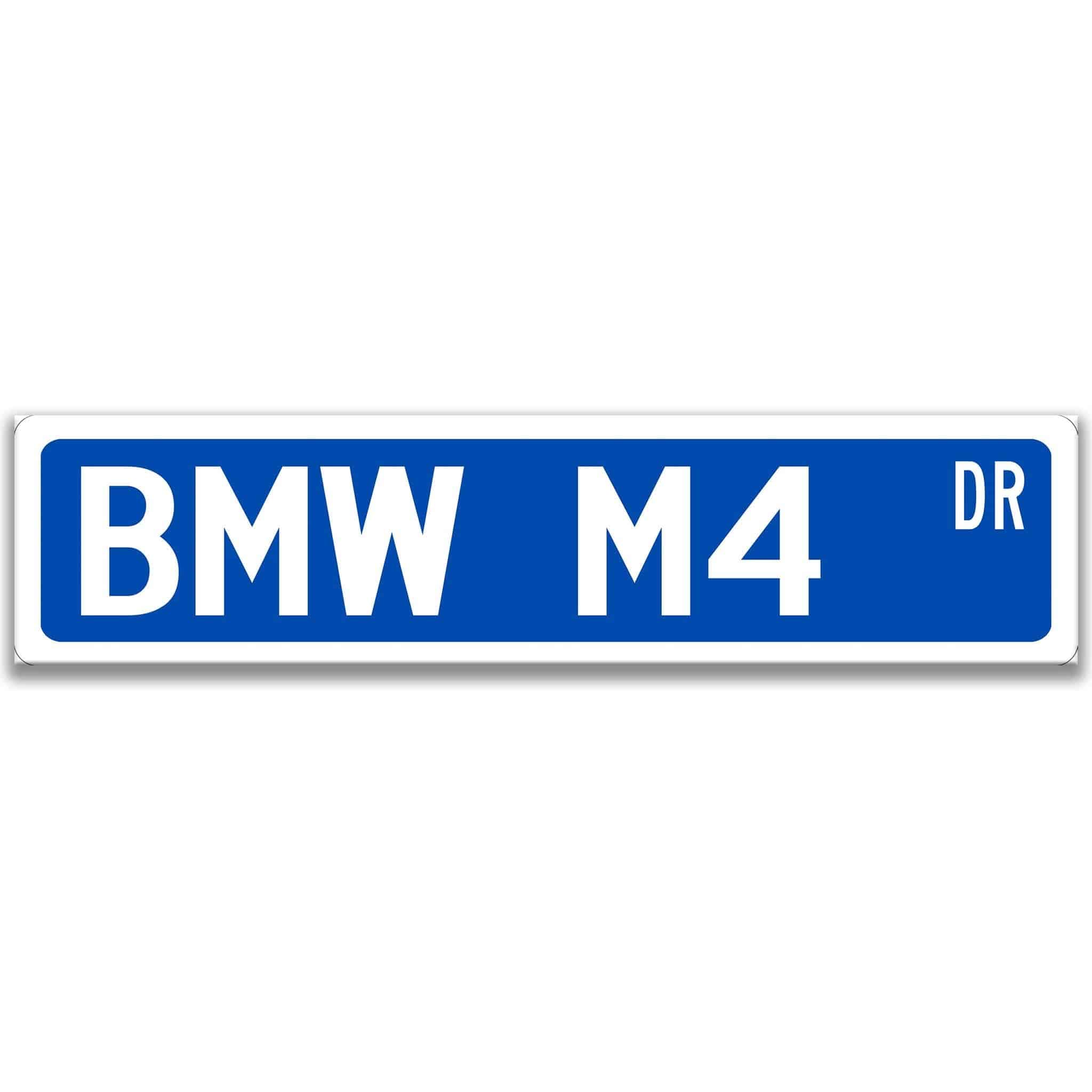 BMW M4 Metal Street Sign, Garage Sign, Auto Accessories