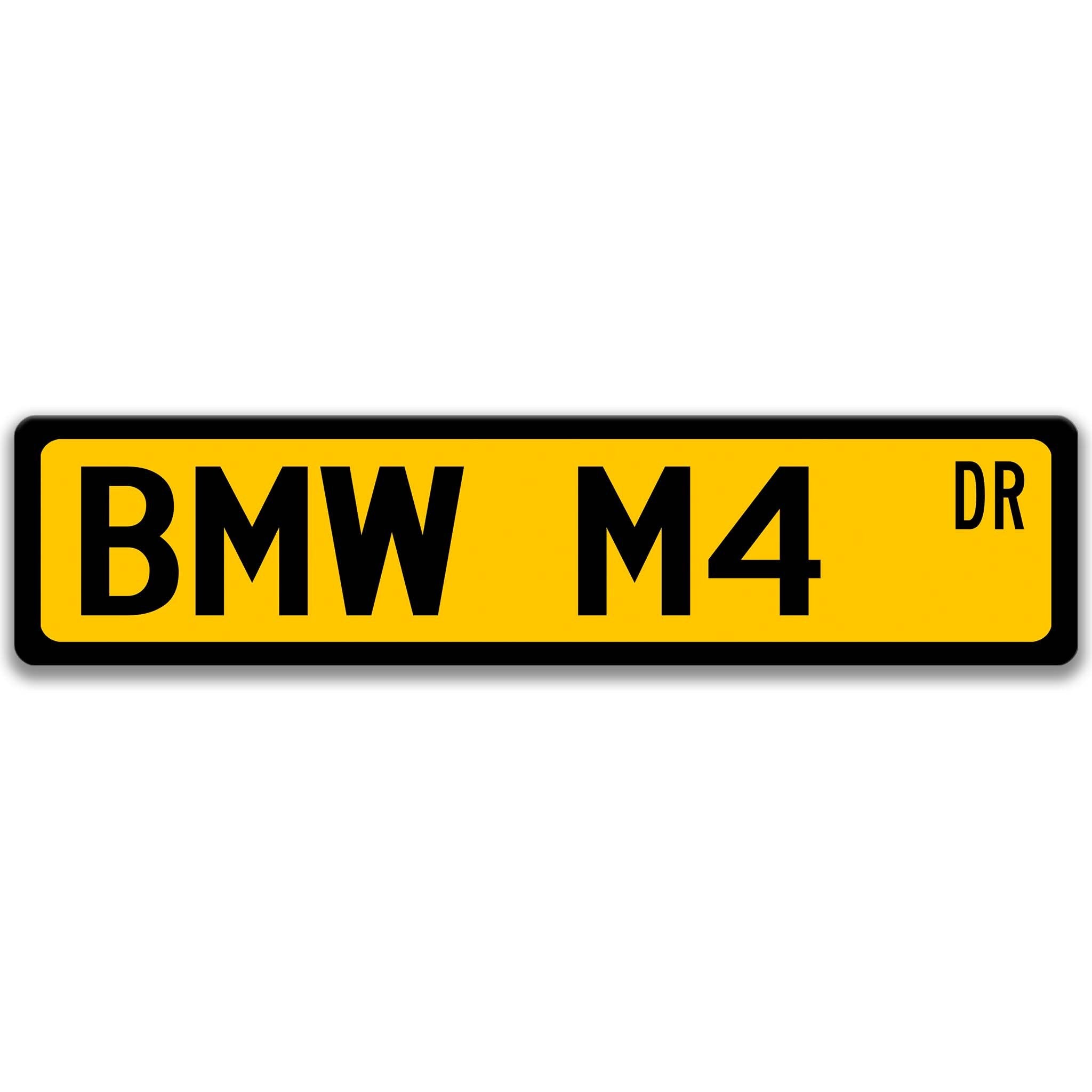 BMW M4 Metal Street Sign, Garage Sign, Auto Accessories