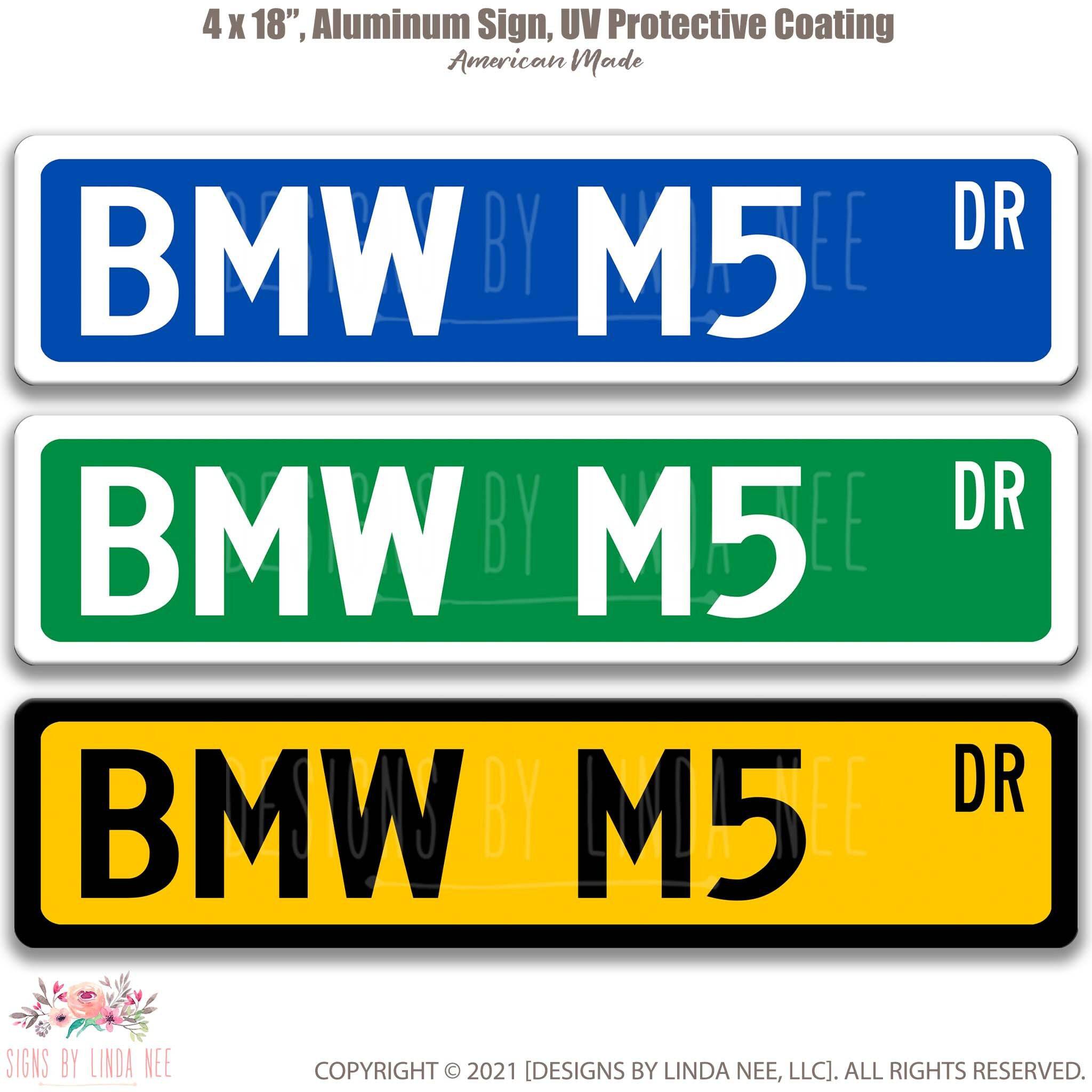 BMW M5 Metal Street Sign, Garage Sign, Auto Accessories