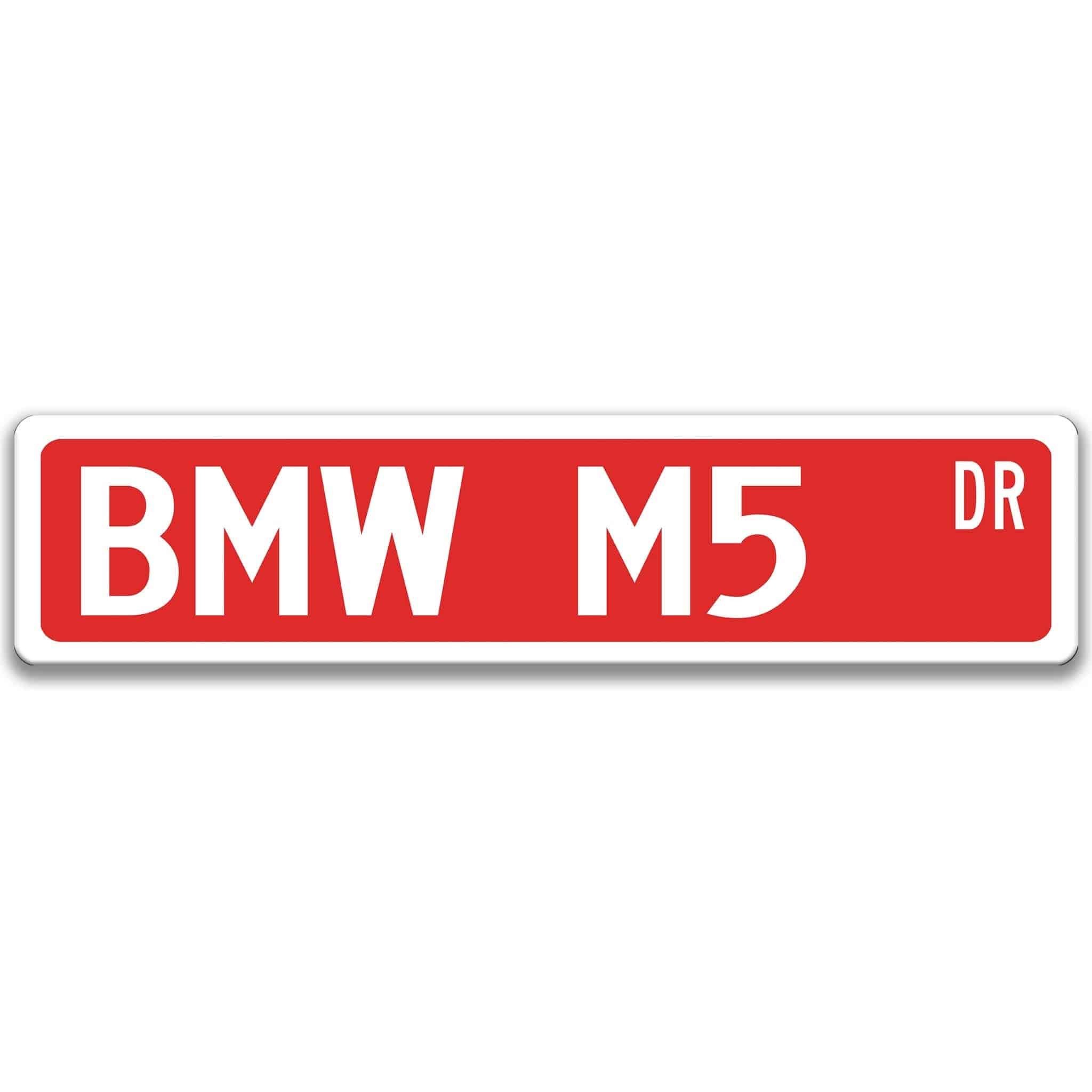 BMW M5 Metal Street Sign, Garage Sign, Auto Accessories