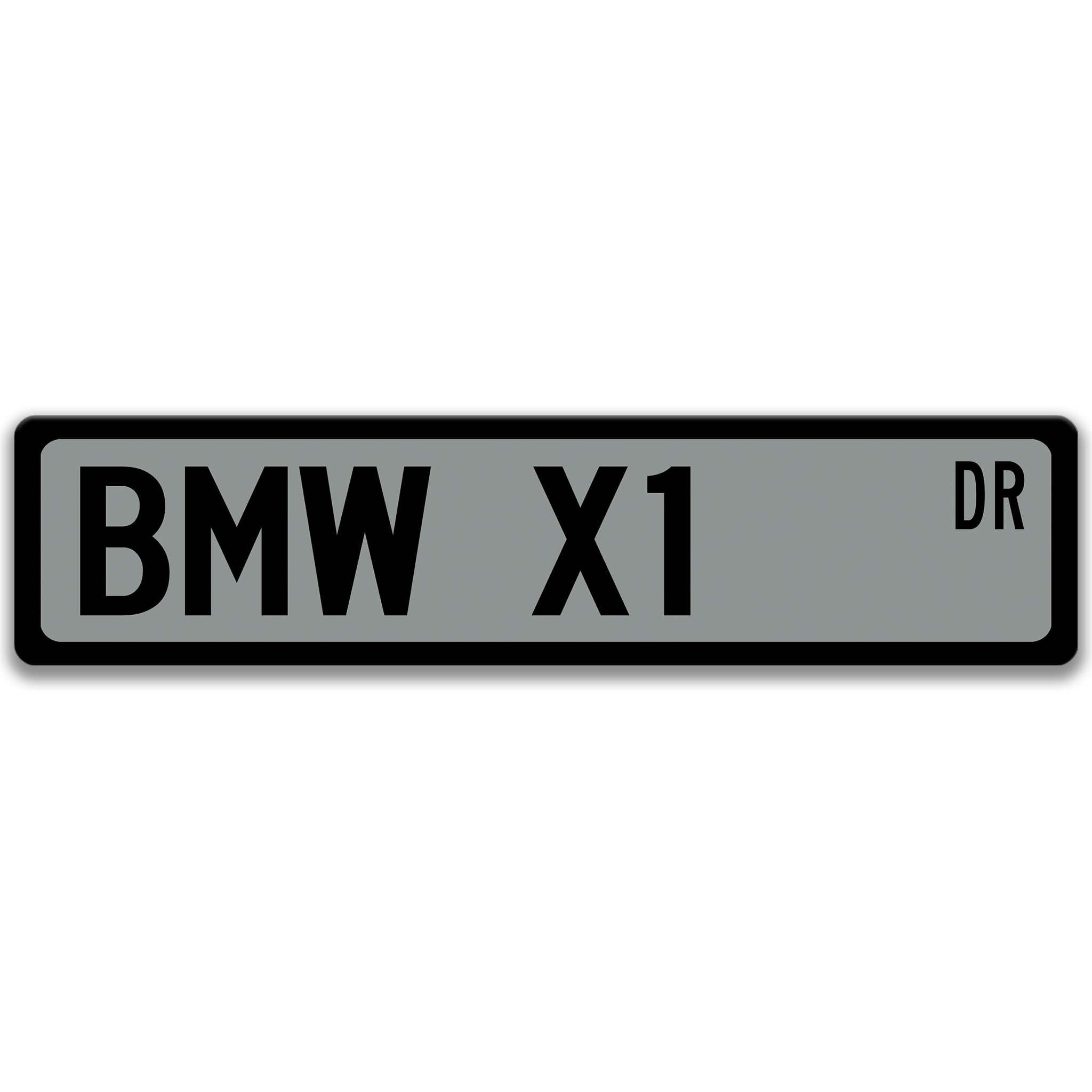 BMW X1 Metal Street Sign, Garage Sign, Auto Accessories