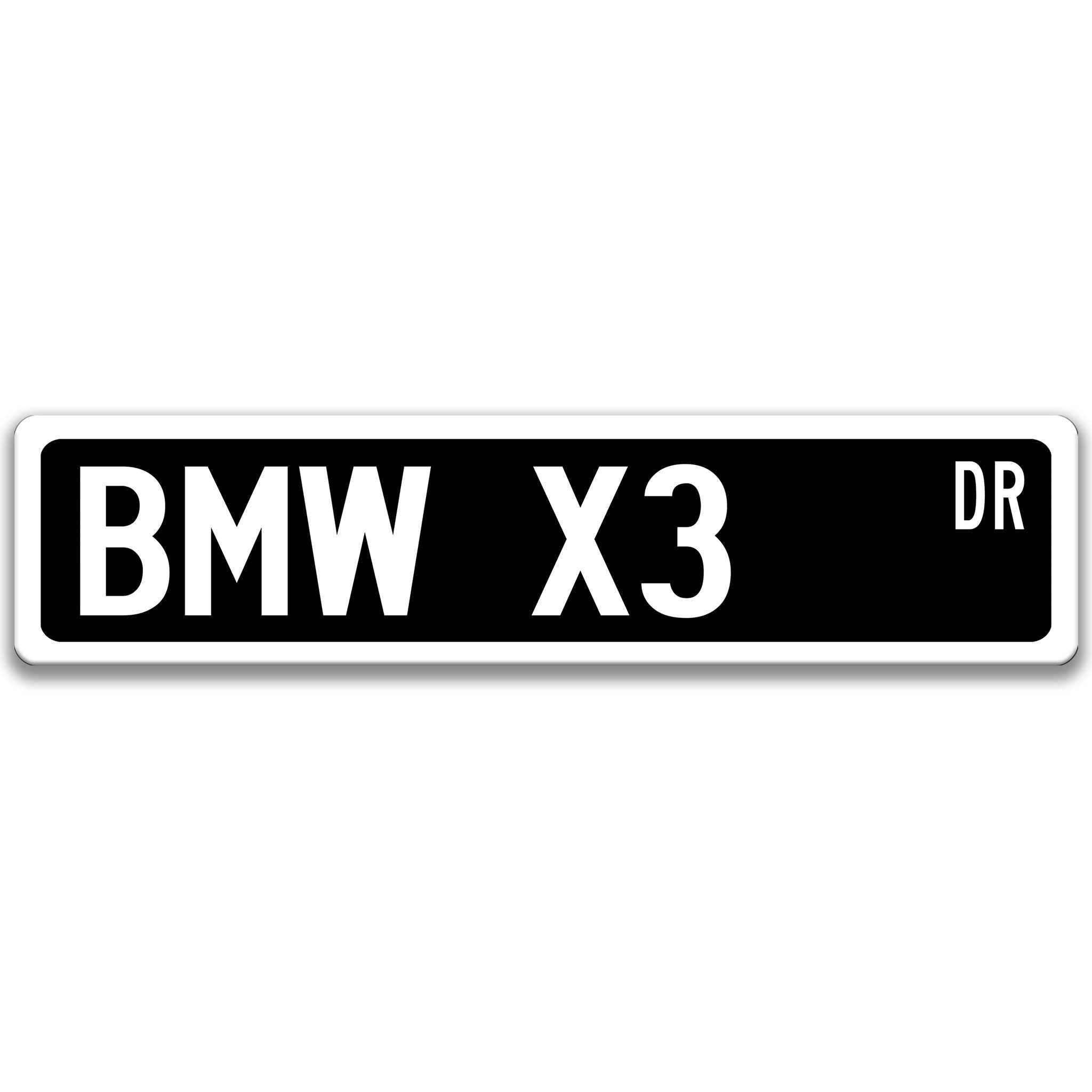 BMW X3 Metal Street Sign, Garage Sign, Auto Accessories