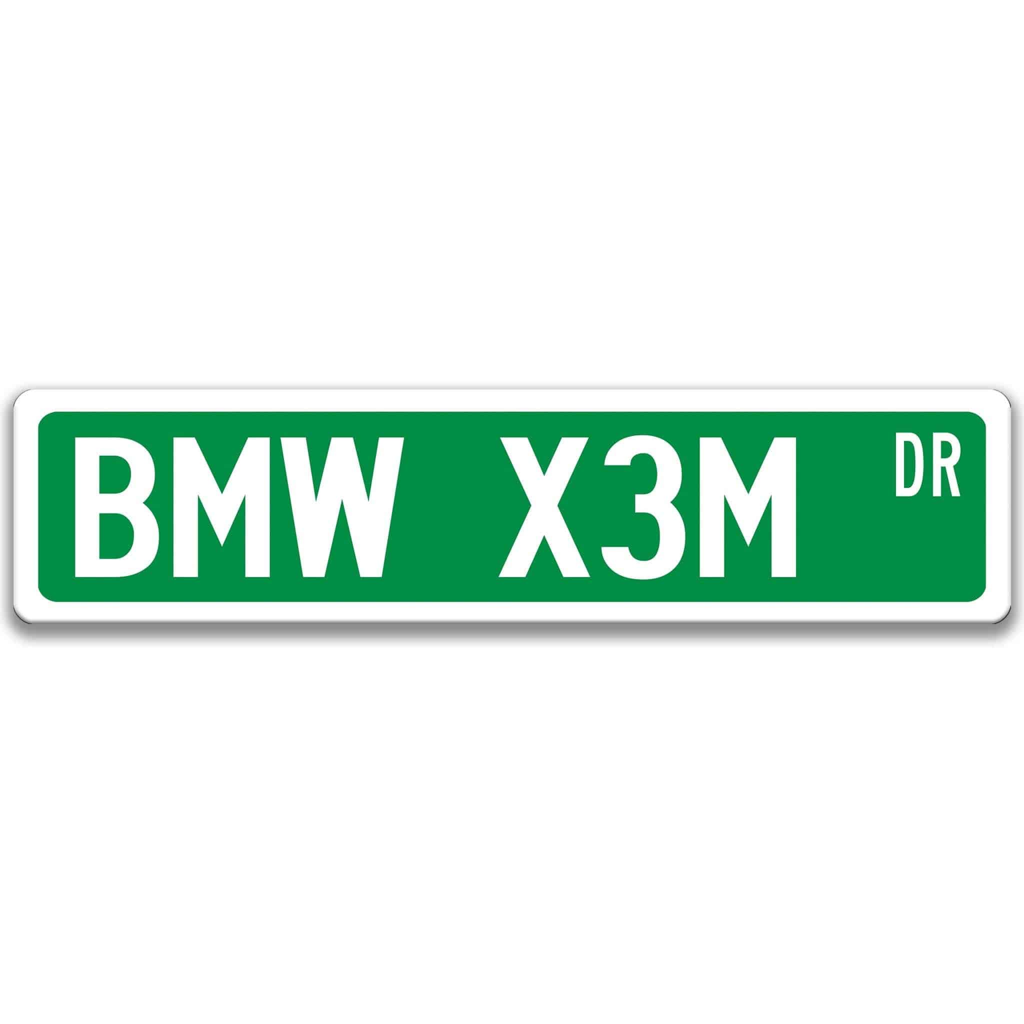 BMW X3M Metal Street Sign, Garage Sign, Auto Accessories