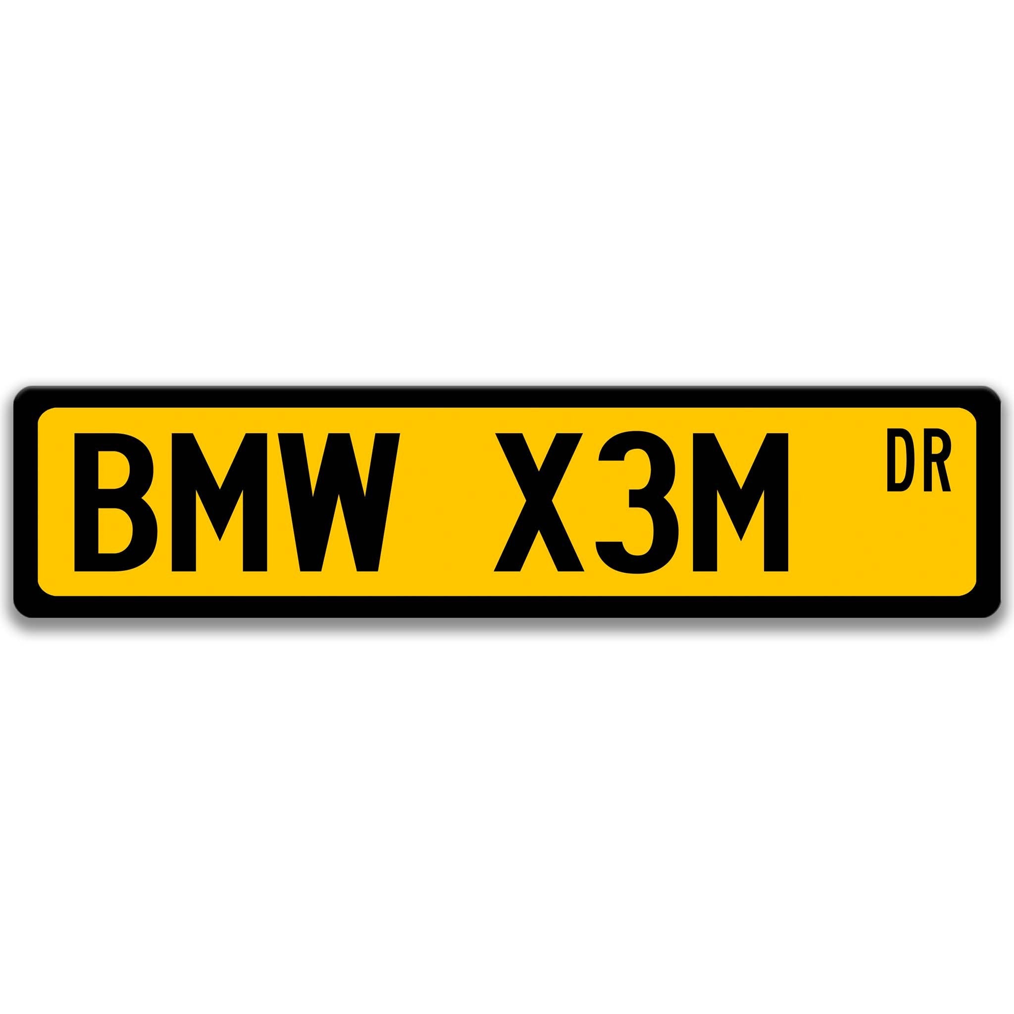 BMW X3M Metal Street Sign, Garage Sign, Auto Accessories