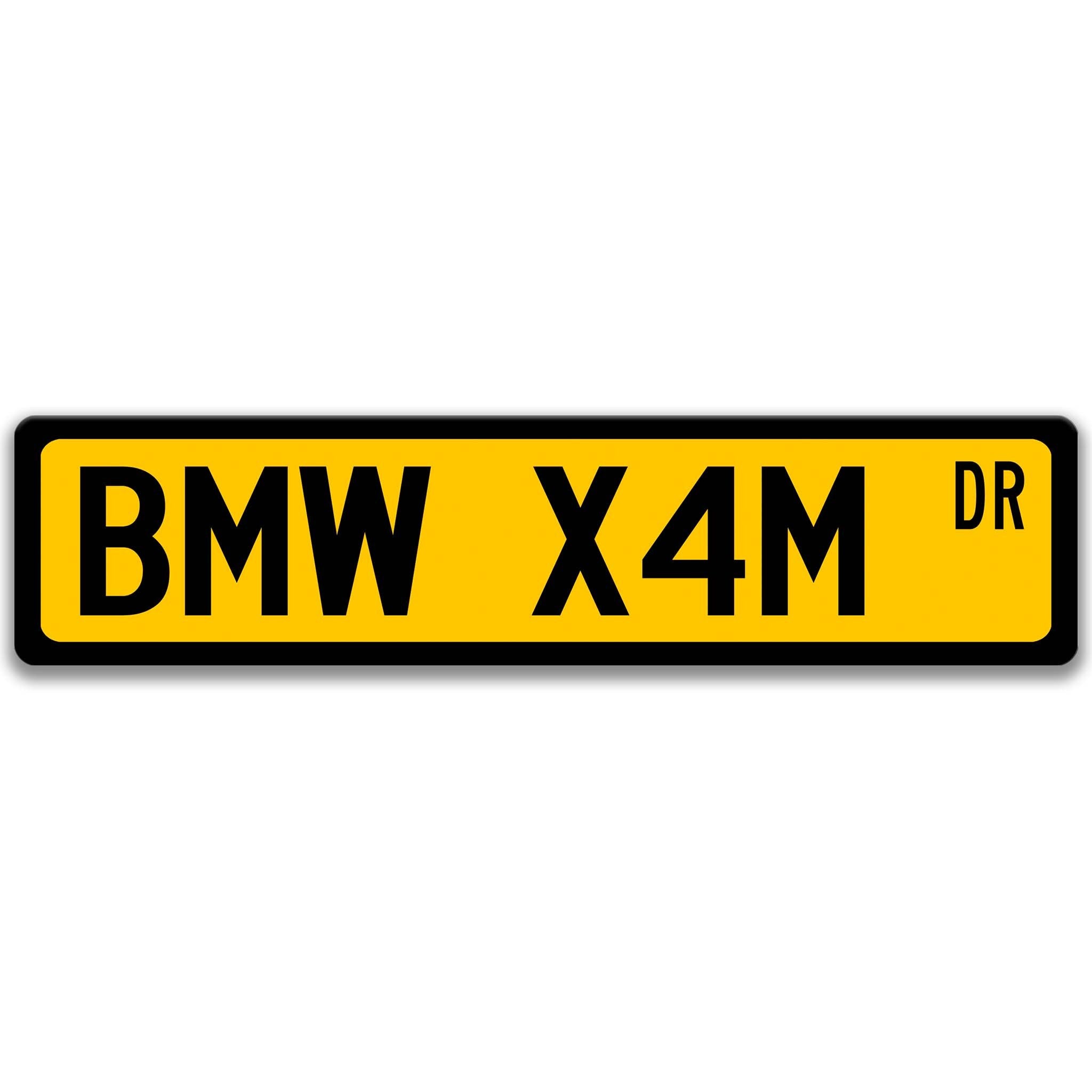 BMW X4M Metal Street Sign, Garage Sign, Auto Accessories