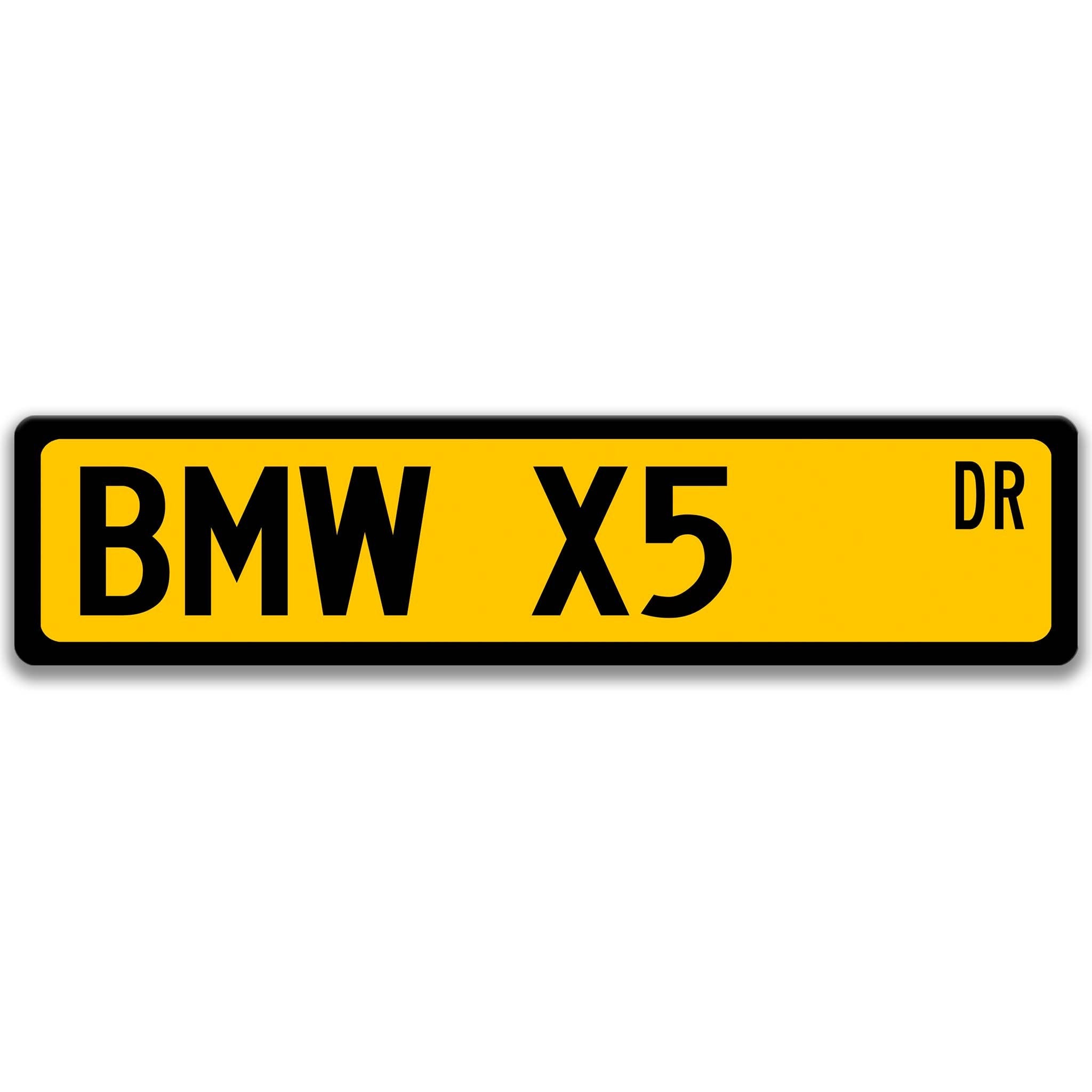 BMW X5 Metal Street Sign, Garage Sign, Auto Accessories