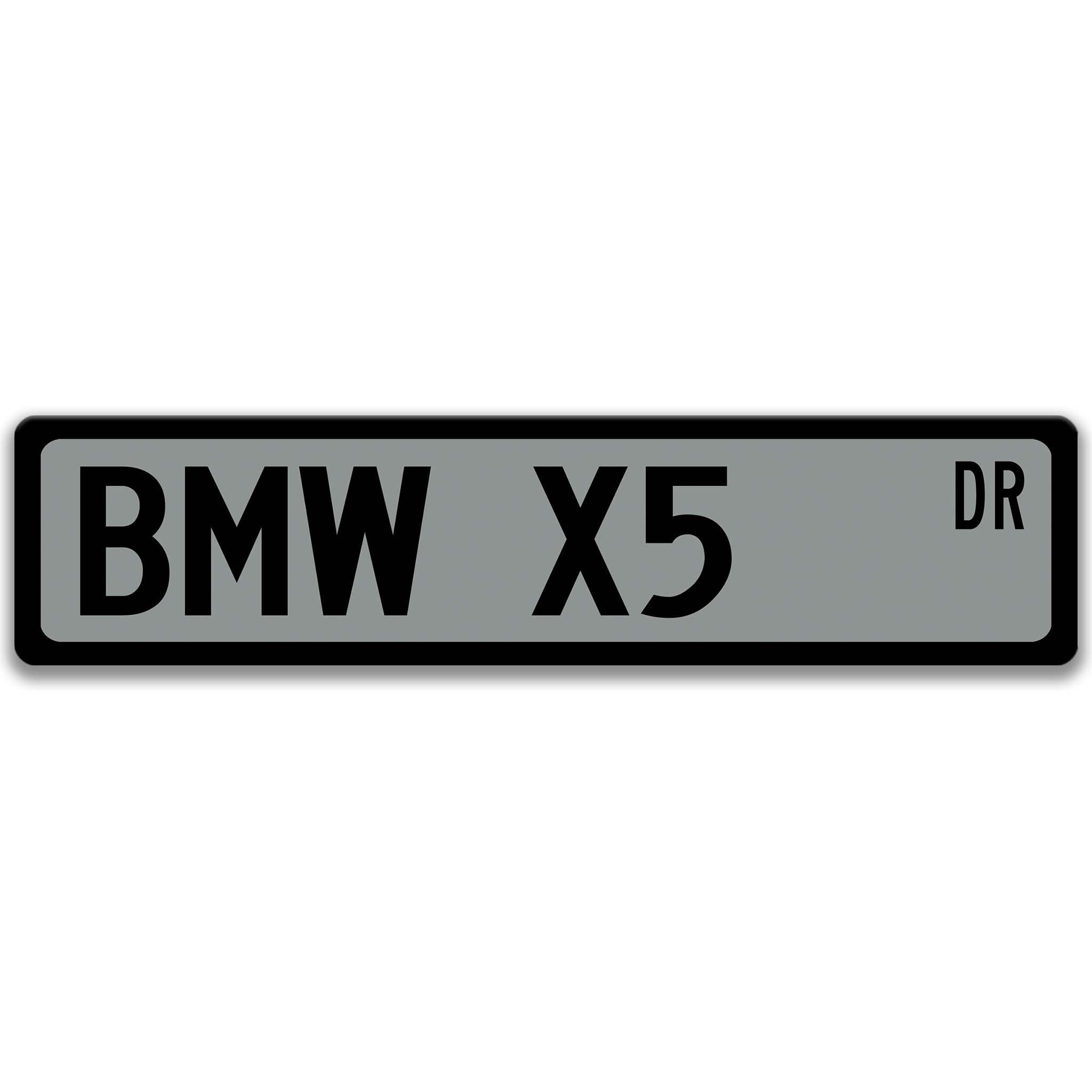 BMW X5 Metal Street Sign, Garage Sign, Auto Accessories