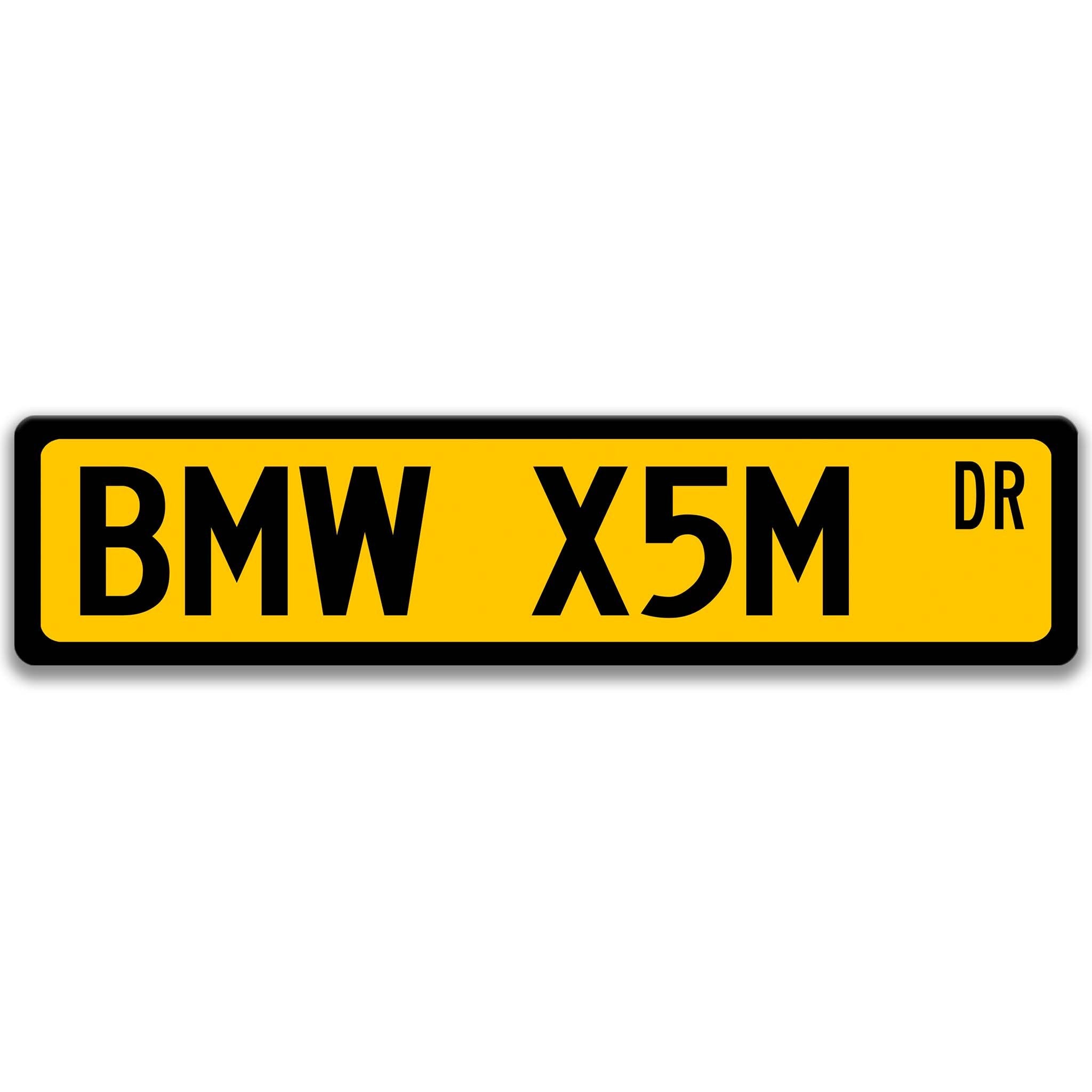 BMW X5M Metal Street Sign, Garage Sign, Auto Accessories