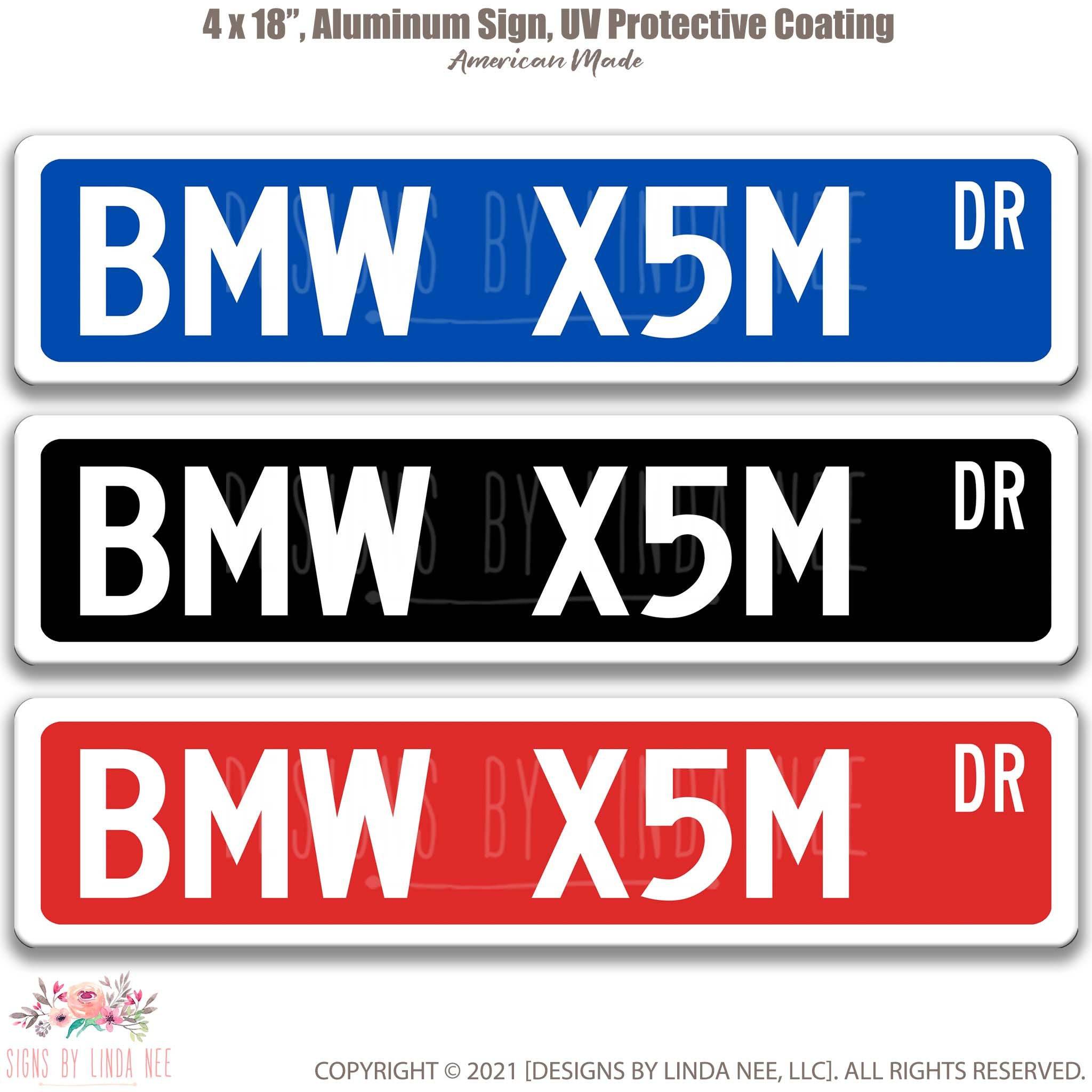 BMW X5M Metal Street Sign, Garage Sign, Auto Accessories