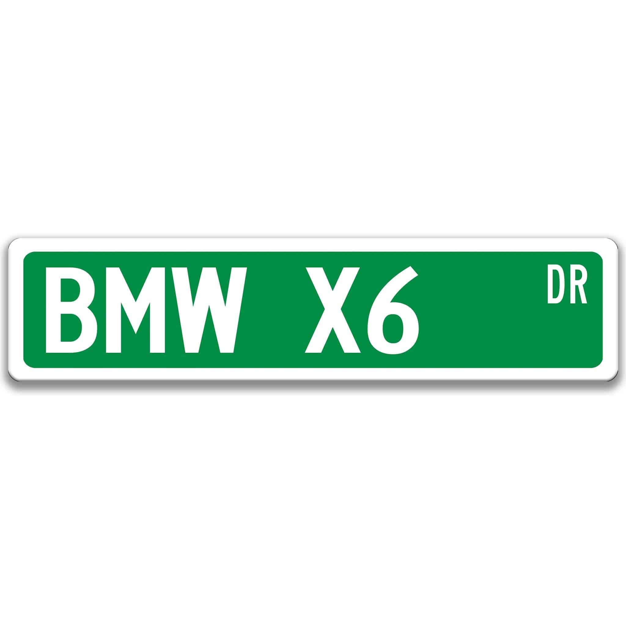 BMW X6 Metal Street Sign, Garage Sign, Auto Accessories