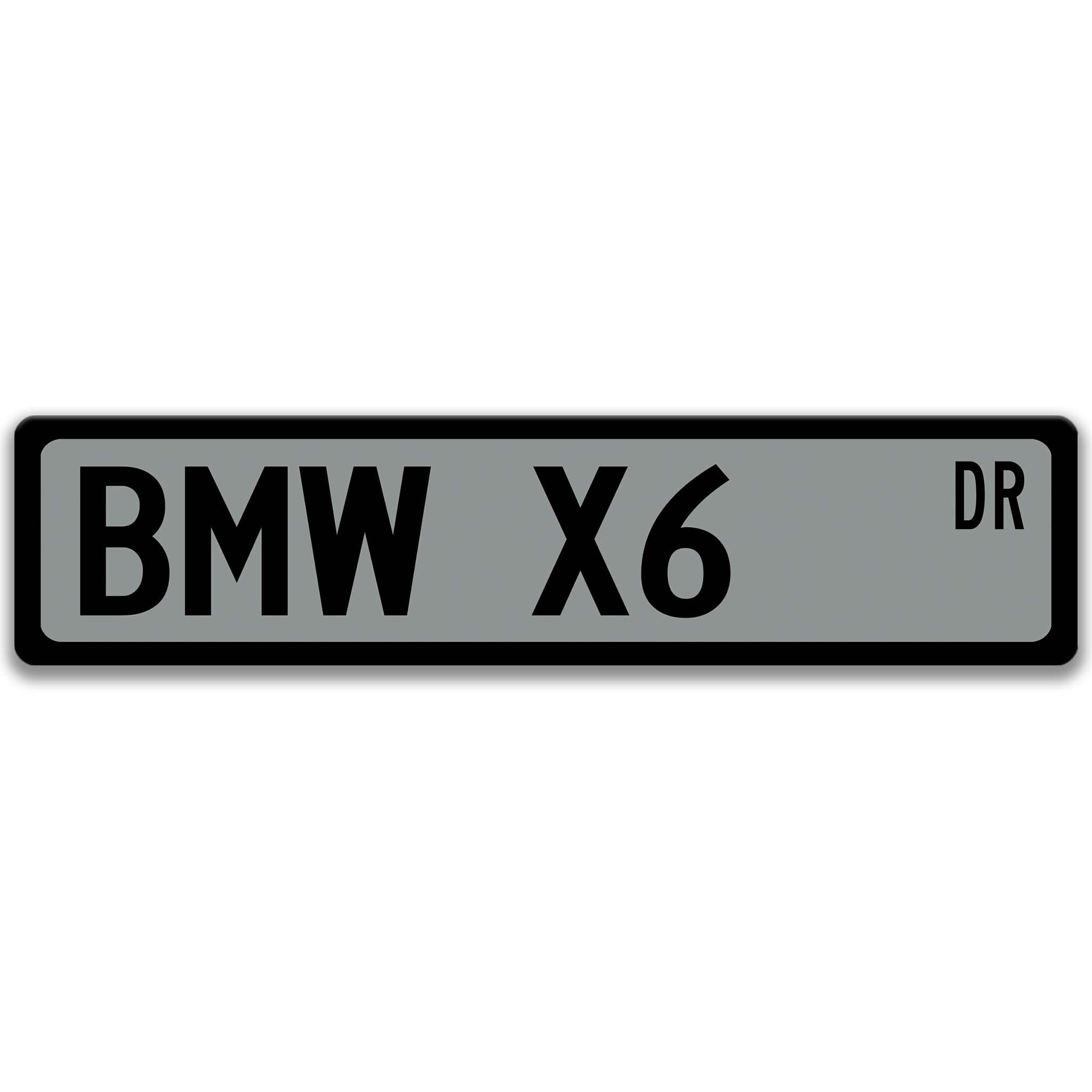 BMW X6 Metal Street Sign, Garage Sign, Auto Accessories