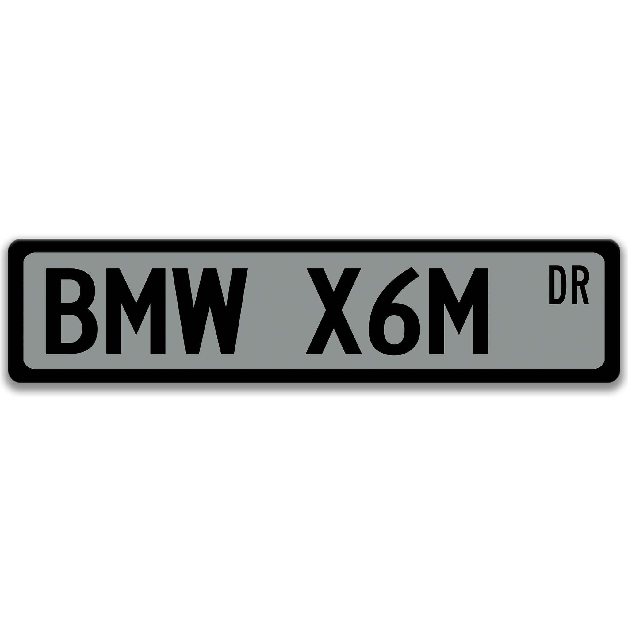 BMW X6M Metal Street Sign, Garage Sign, Auto Accessories