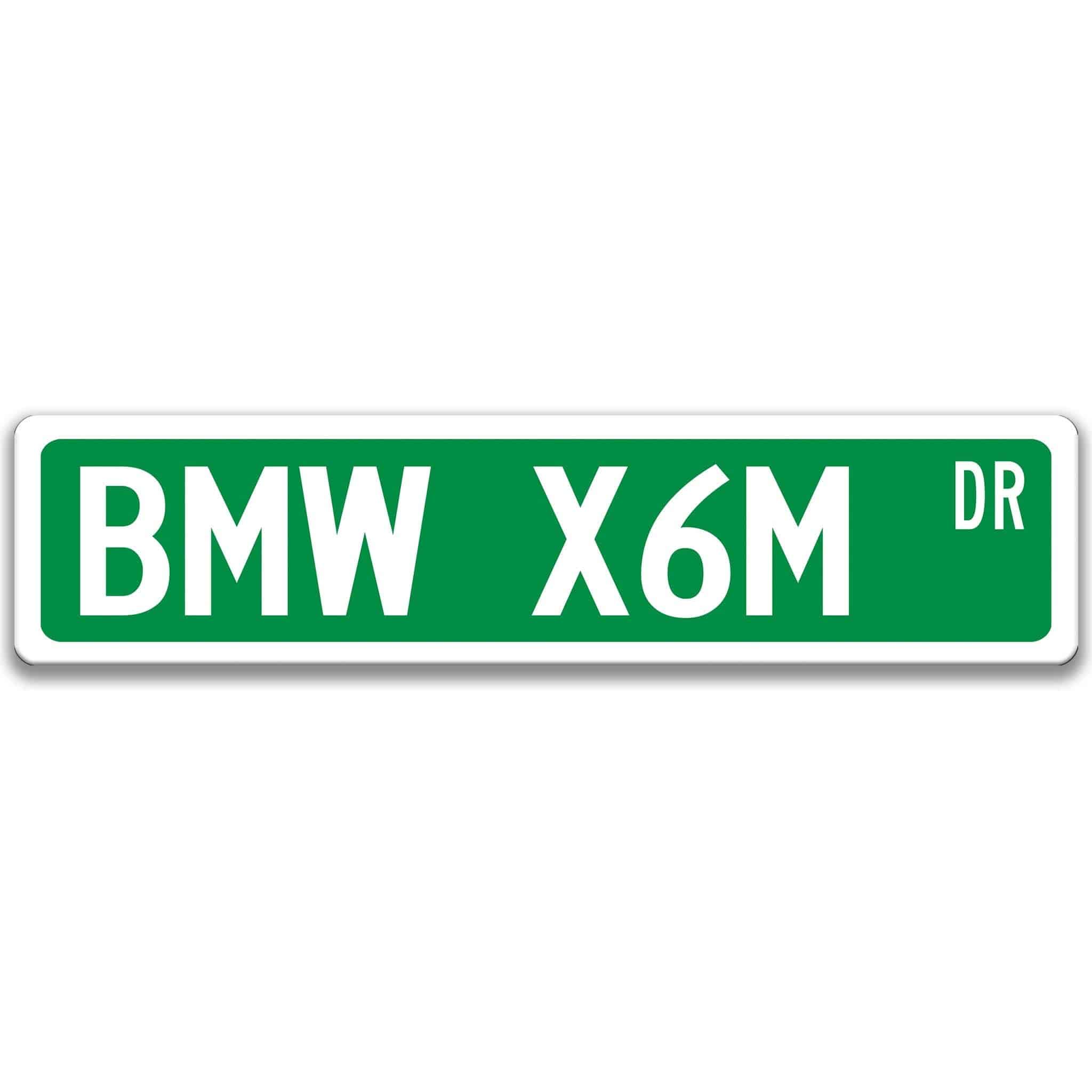 BMW X6M Metal Street Sign, Garage Sign, Auto Accessories