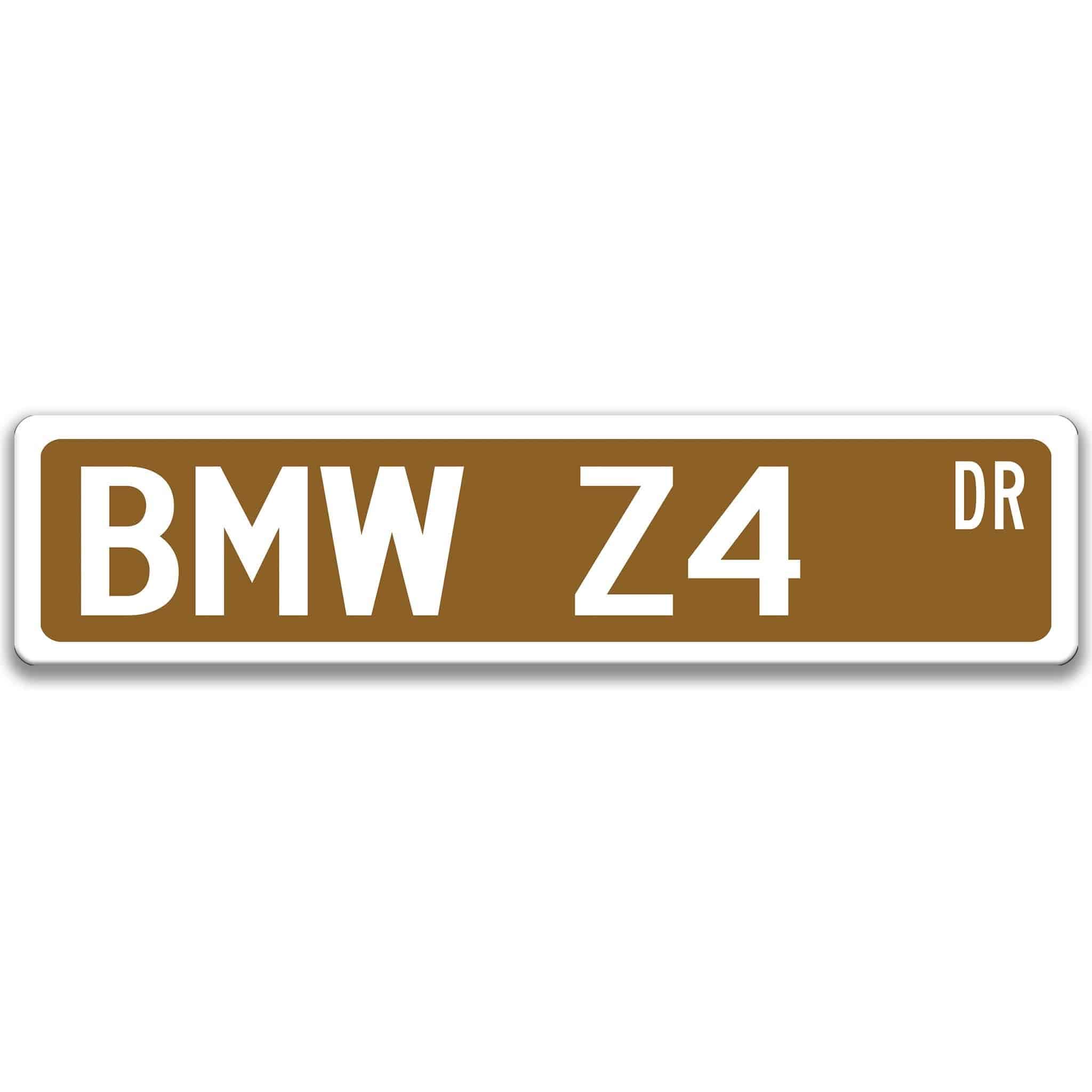 BMW Z4 Metal Street Sign, Garage Sign, Auto Accessories