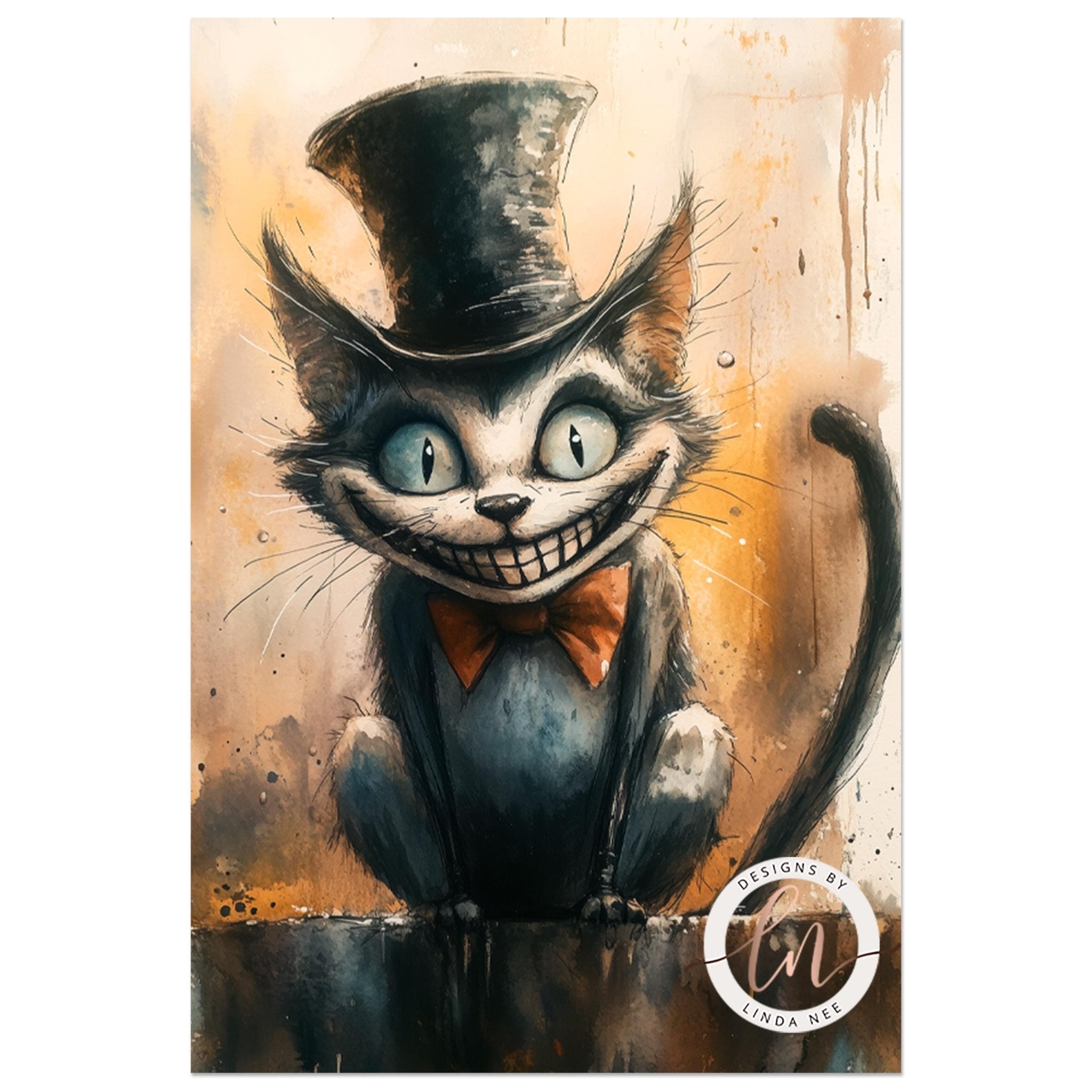 Cheshire Cat Steampunk Print