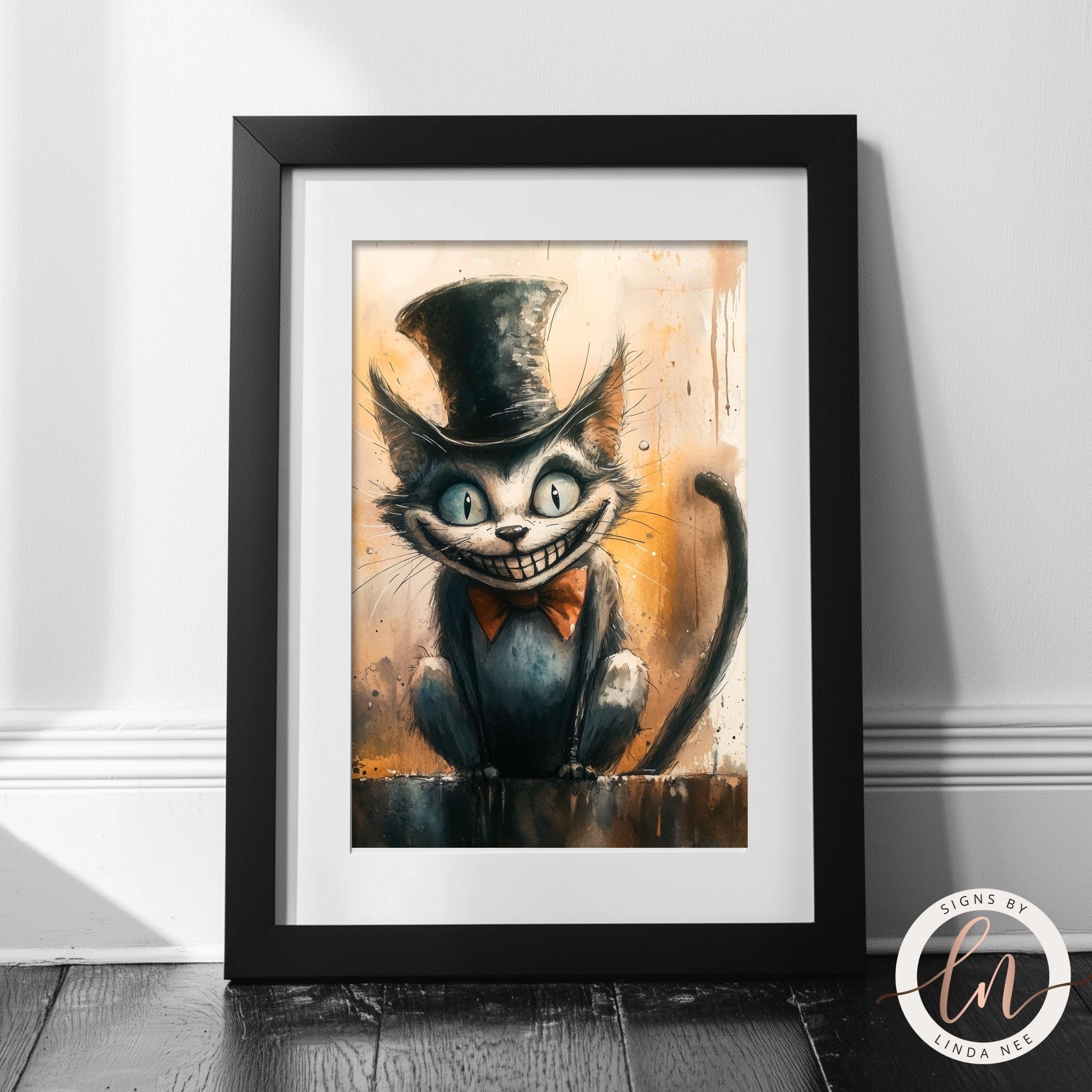 Cheshire Cat Steampunk Print