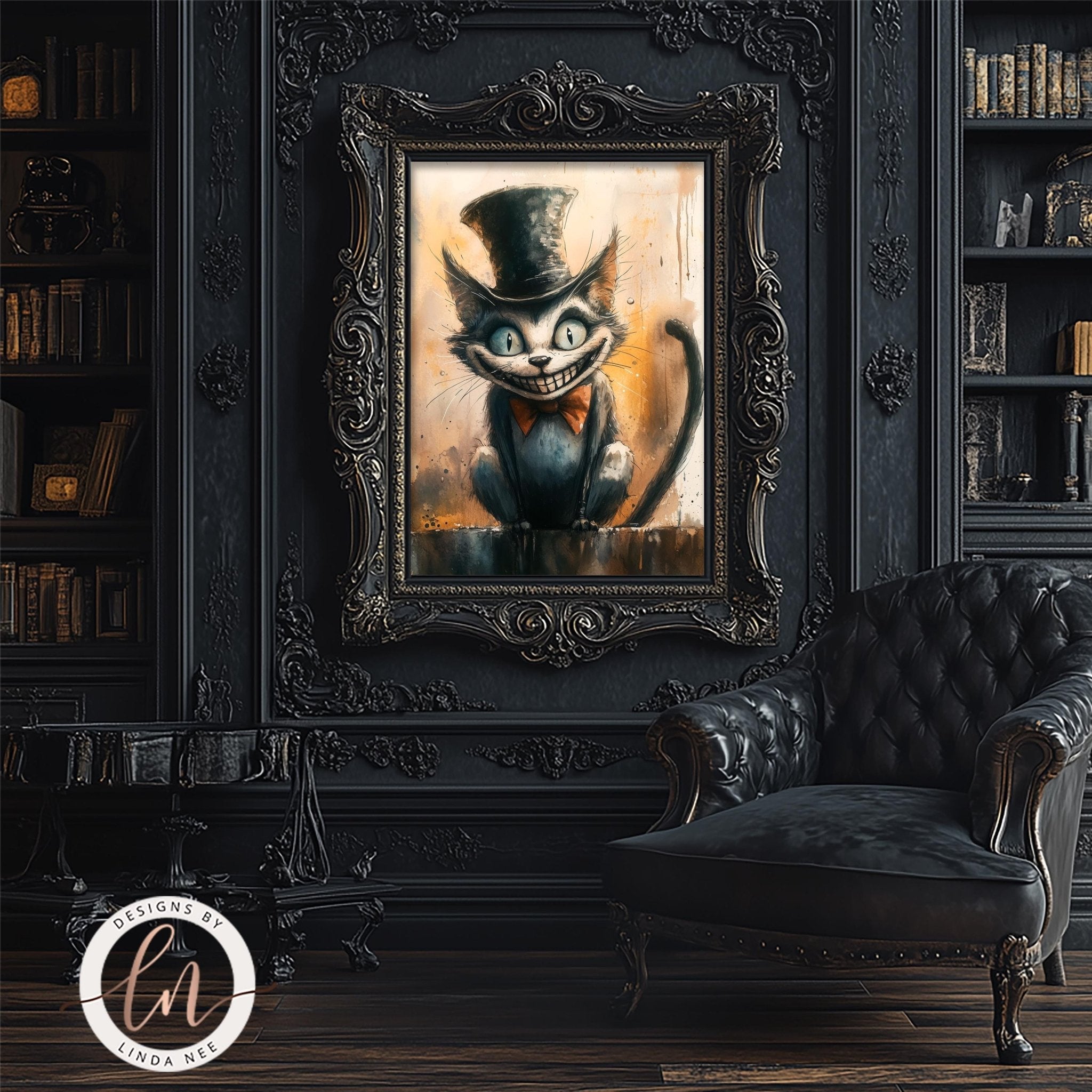 Cheshire Cat Steampunk Print