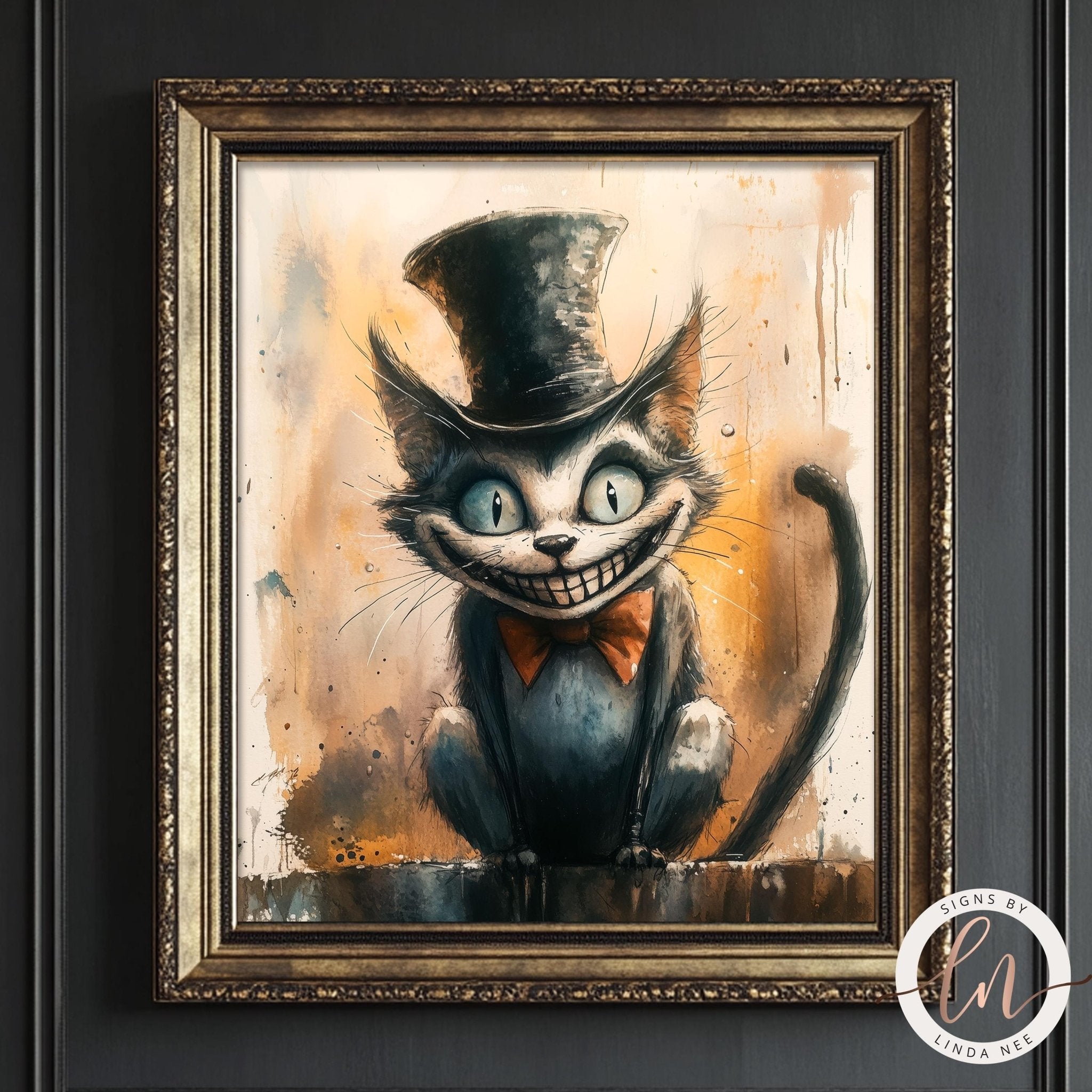 Cheshire Cat Steampunk Print